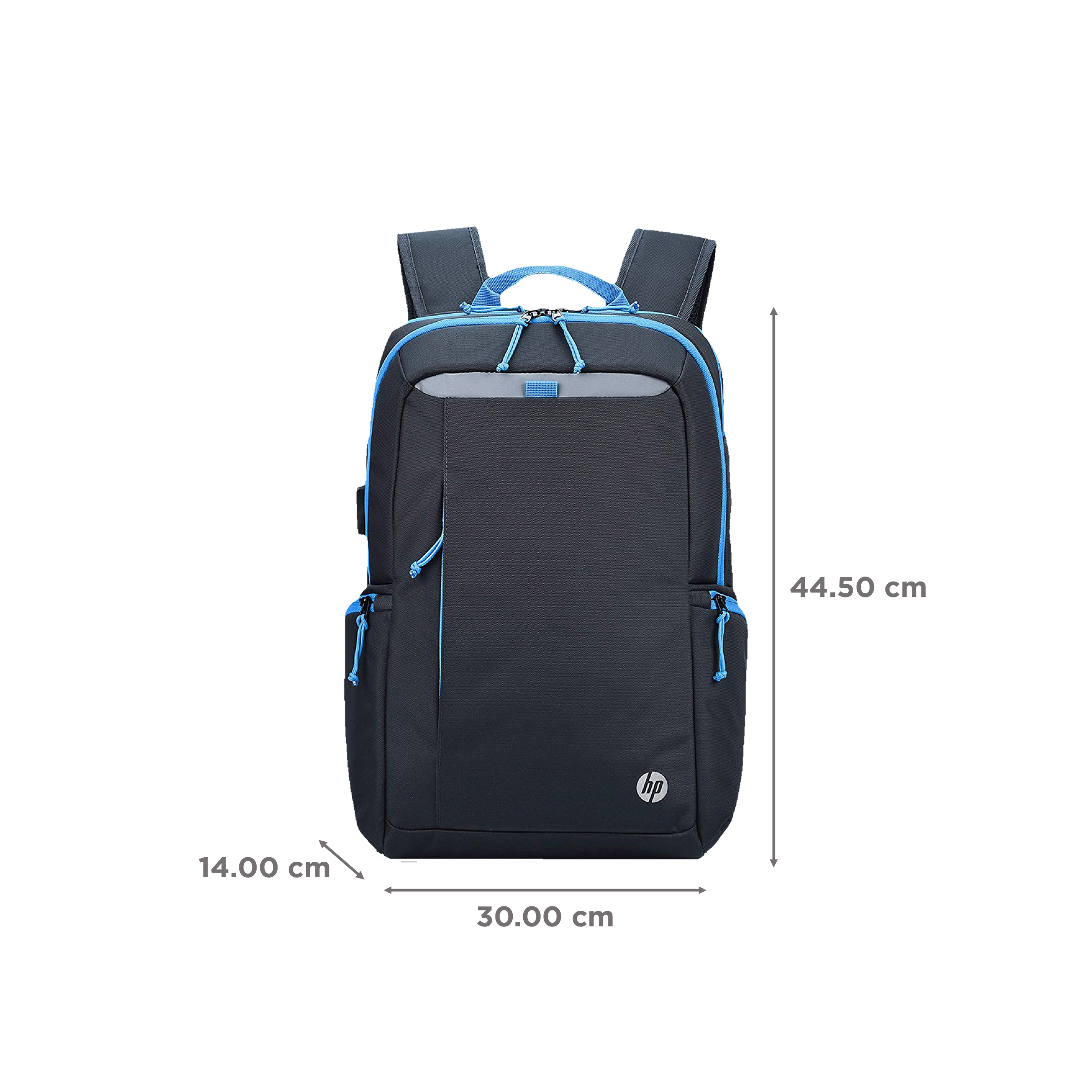 HP Lightweight 500 Polyester Laptop Backpack for 15.6 Inch Laptop (17 L, Pass-Through Cable Port, Black)_3