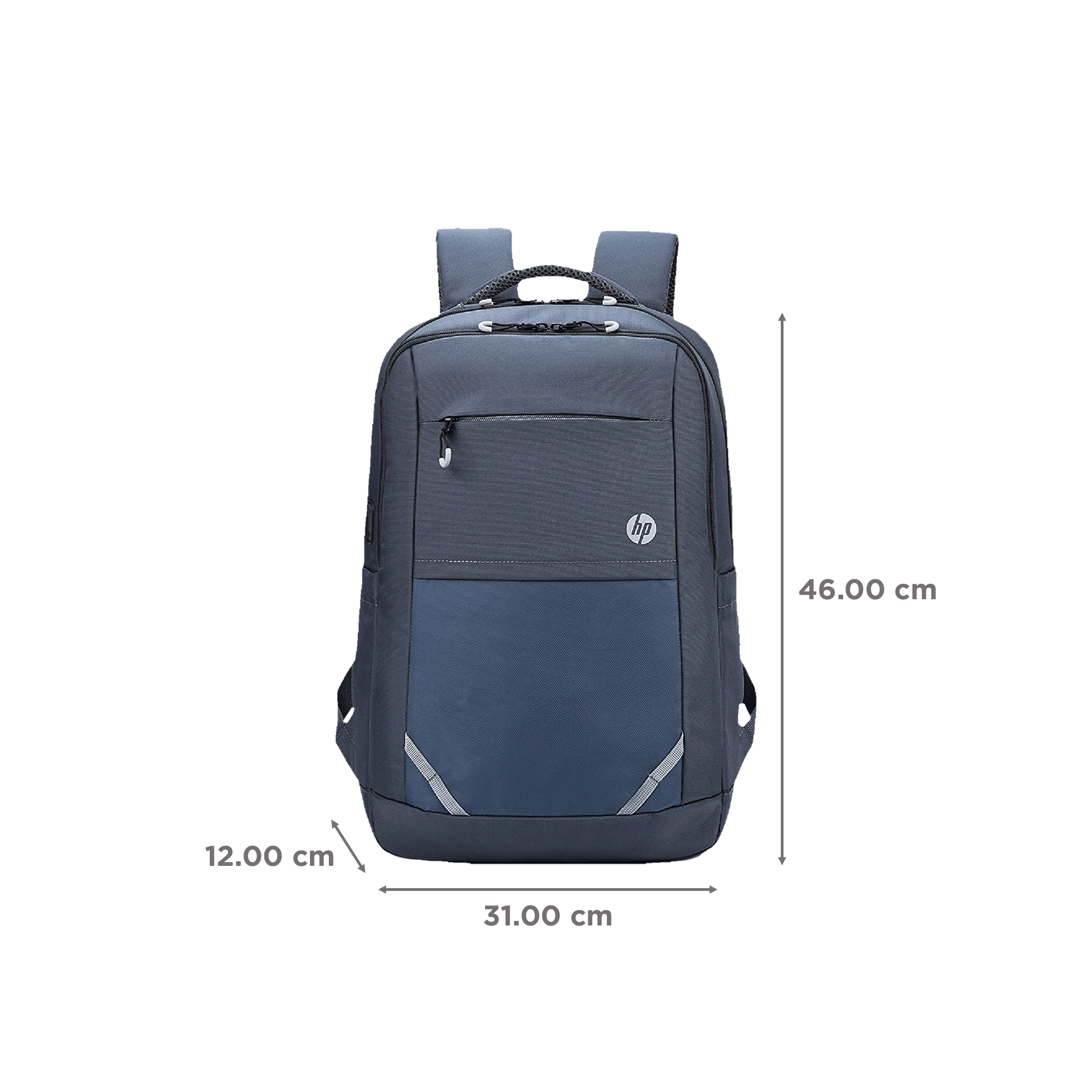 HP Lightweight 400 Polyester Laptop Backpack for 15.6 Inch Laptop (22 L, Pass-Through Cable Port, Grey)_3