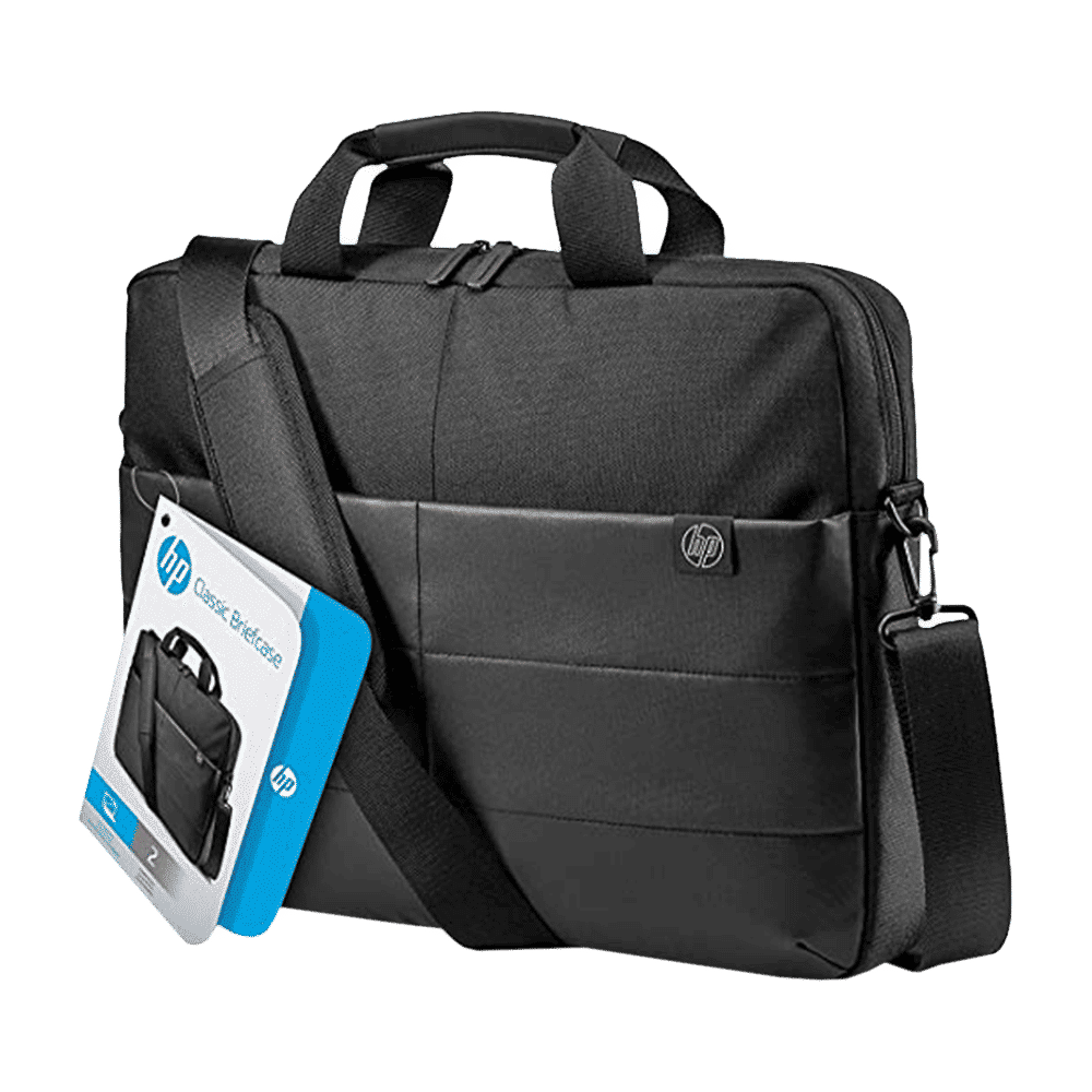 HP Classic Nylon Laptop Sling Bag for 15.6 Inch Laptop (Water Resistant, Black)_6
