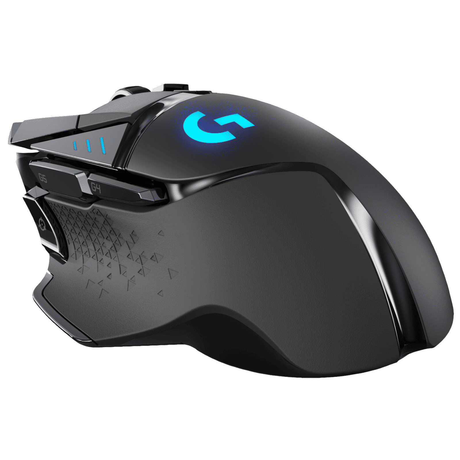 logitech G502 Lightspeed Wireless Mouse (Lightsync RGB Lighting, 910-005569, Black)_4