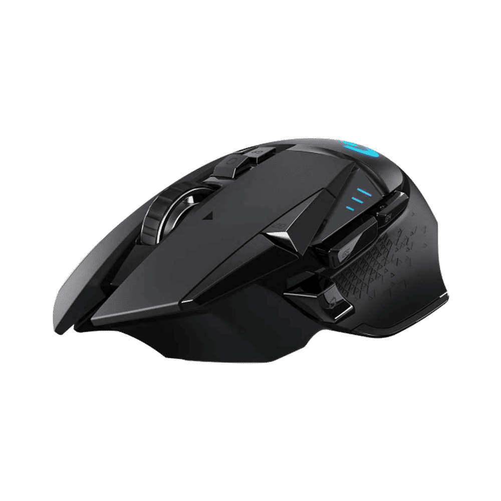 logitech G502 Lightspeed Wireless Mouse (Lightsync RGB Lighting, 910-005569, Black)_5