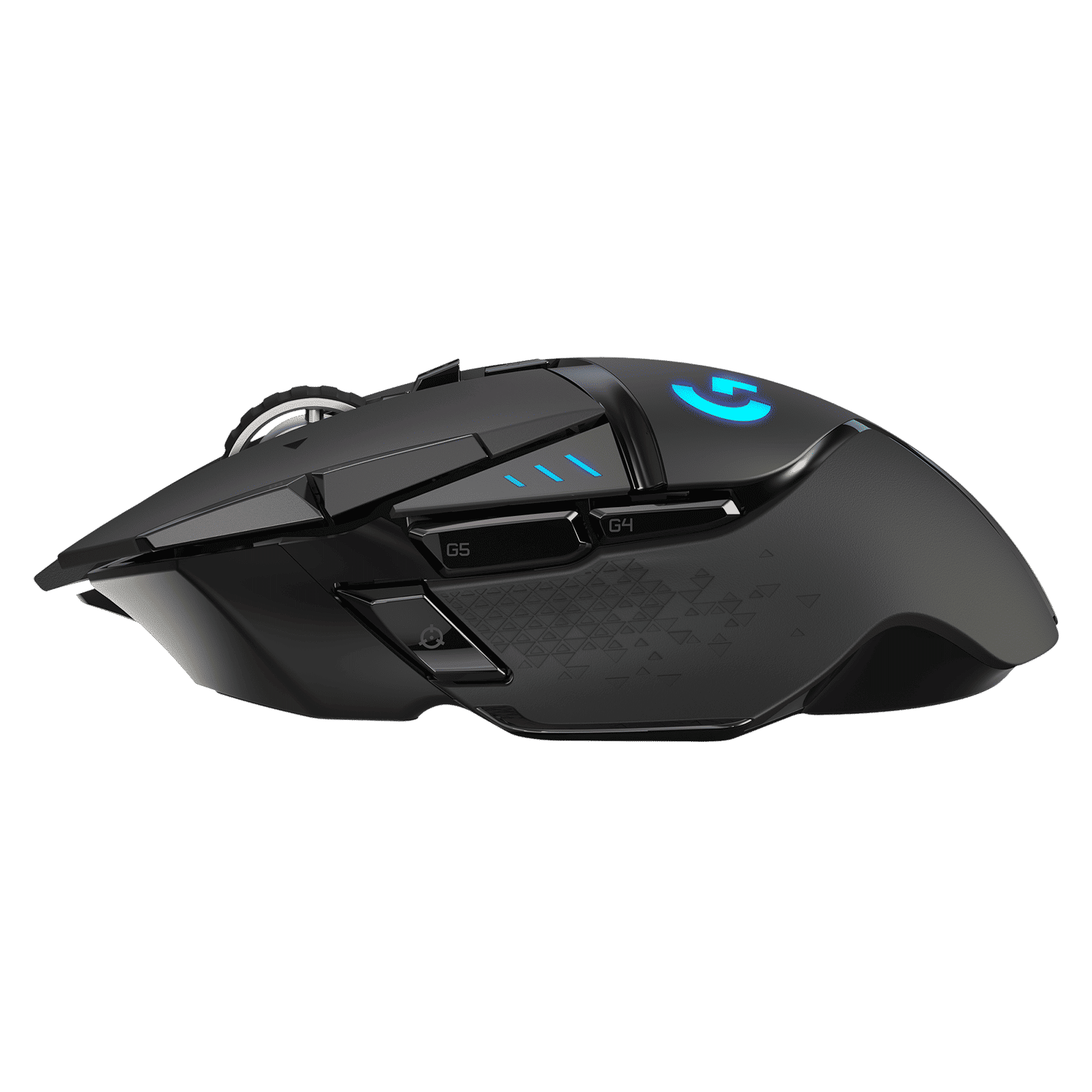 logitech G502 Lightspeed Wireless Mouse (Lightsync RGB Lighting, 910-005569, Black)_6