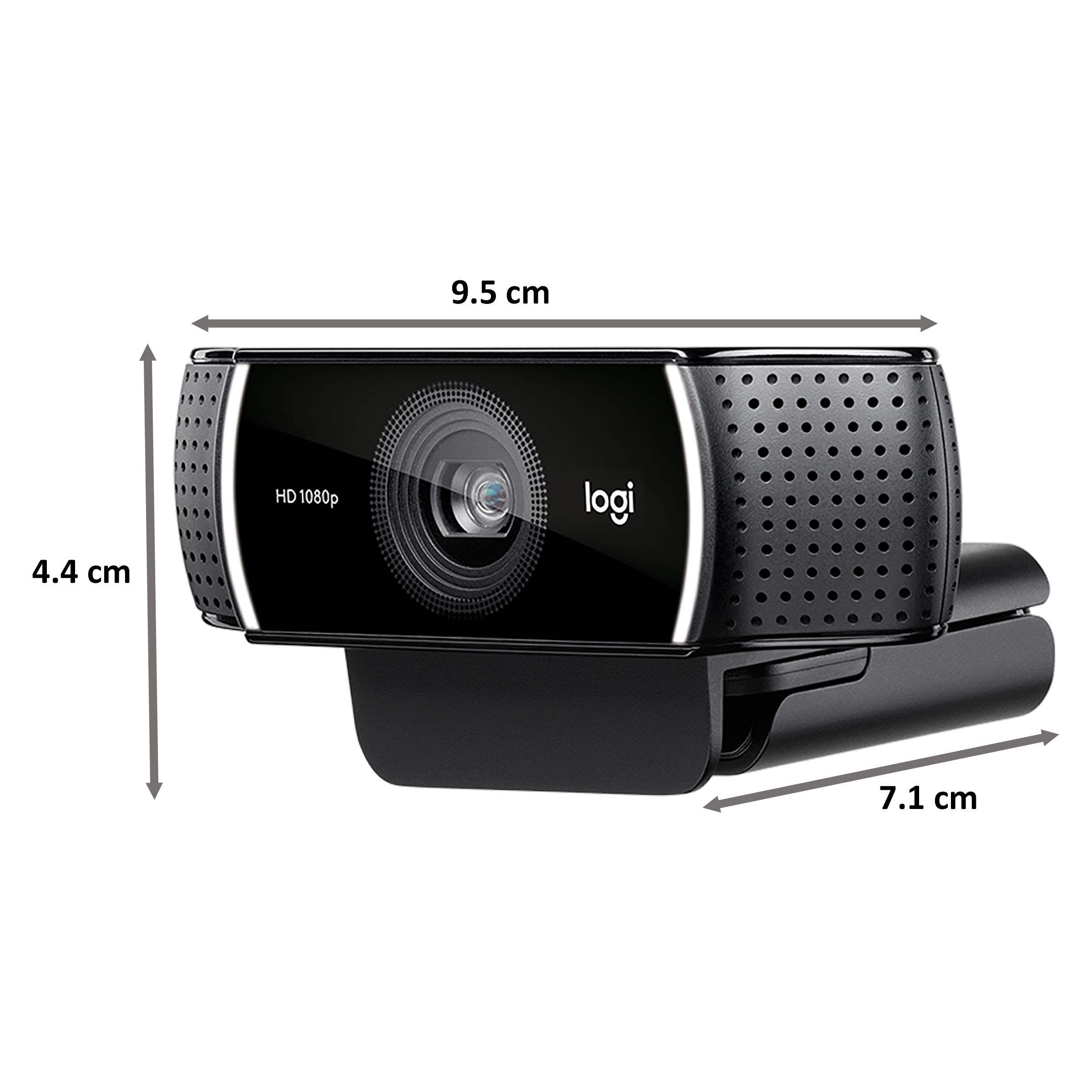logitech C922 Pro USB 1080p Web Cam (Automatic Low Light Correction, 960-001090, Black)_2
