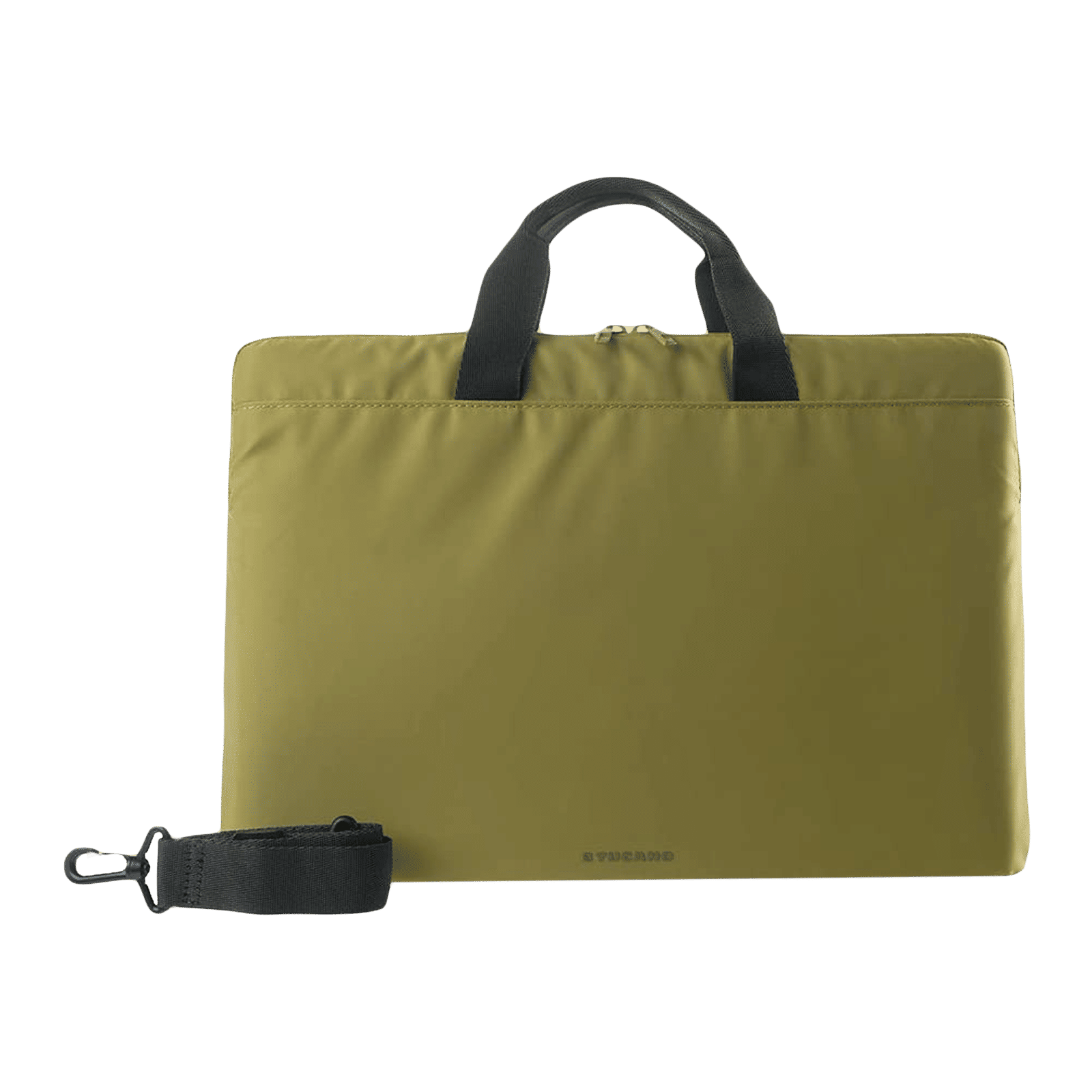 TUCANO Minilux Nylon Laptop Sleeve for 13, 14 & 15 Inch Laptop (Internal Anti-shock Padding, Acid Green)_8