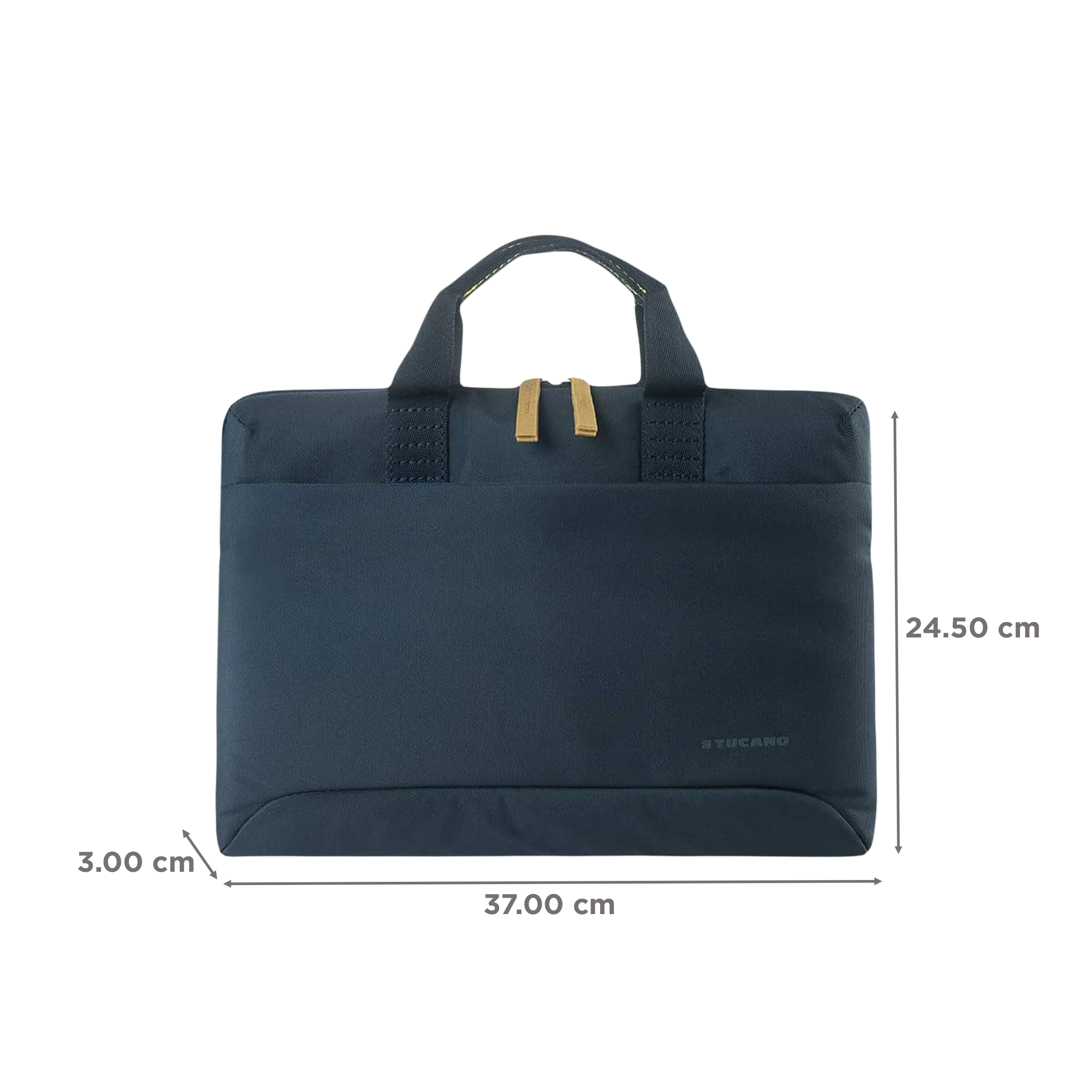 TUCANO Smilza Recycled Plastic, Neoprene Laptop Sleeve for 13 & 14 Inch Laptop (Super Slim, Blue)_2