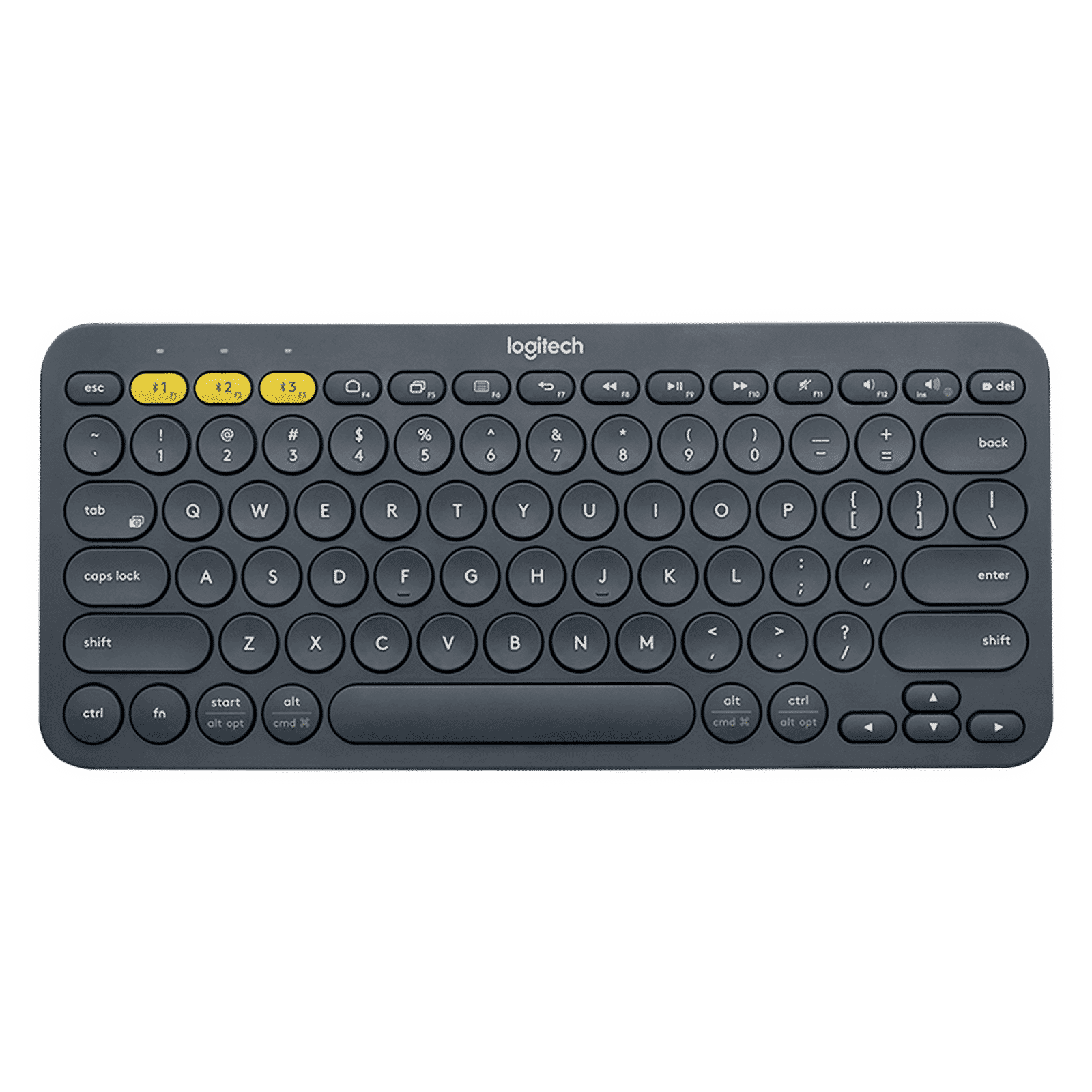 logitech K380 Bluetooth 3.0 Wireless Keyboard with Multi Device Connectivity (Low Profile Scissor Keys, Graphite) logitech K380 Bluetooth 3.0 Wireless Keyboard with Multi Device Connectivity (Low Profile Scissor Keys, Graphite)_1