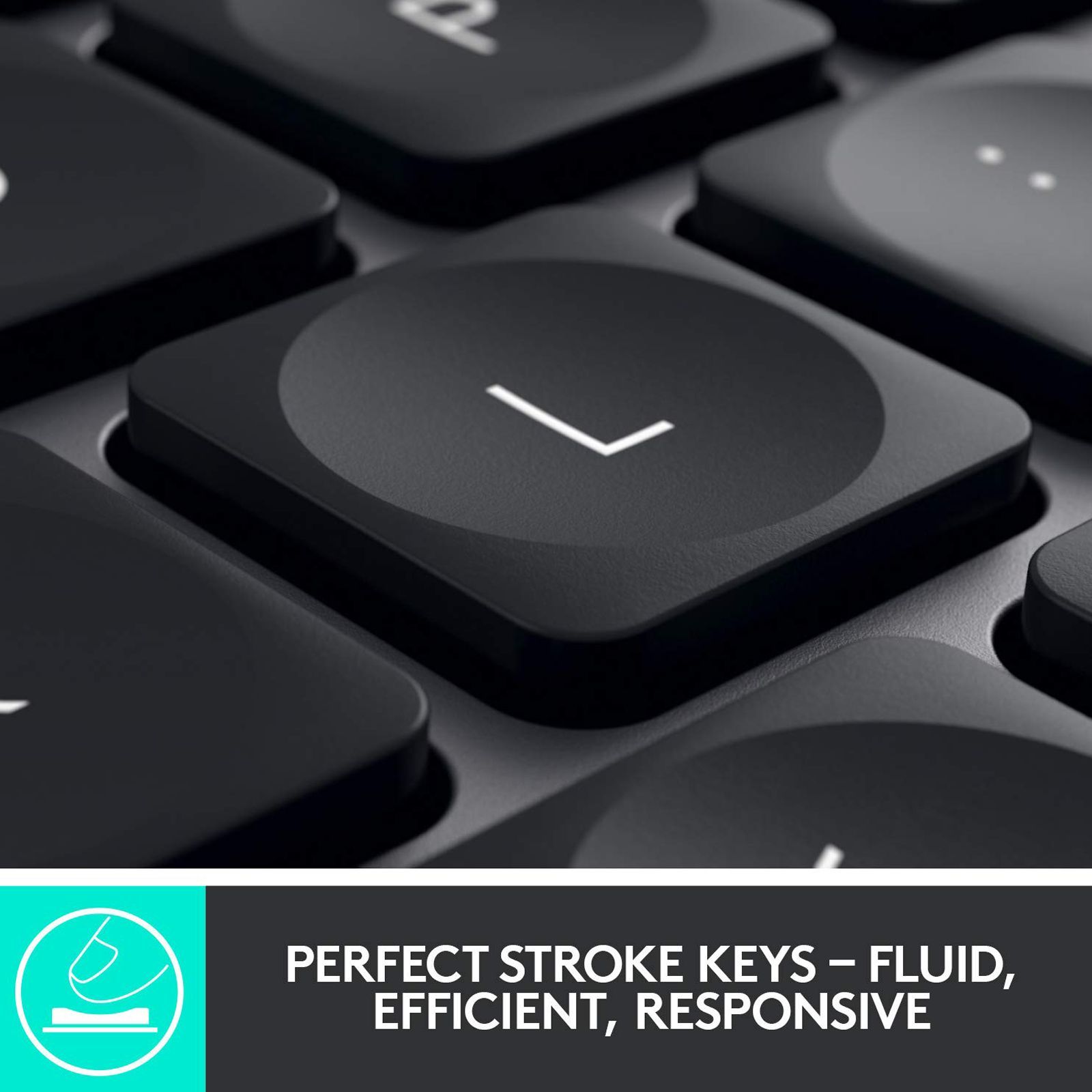 logitech MX Keys Rechargeable Bluetooth Wireless Keyboard with Multi Device Connectivity (Tactile Responsive Typing, Black) logitech MX Keys Rechargeable Bluetooth Wireless Keyboard with Multi Device Connectivity (Tactile Responsive Typing, Black)_7