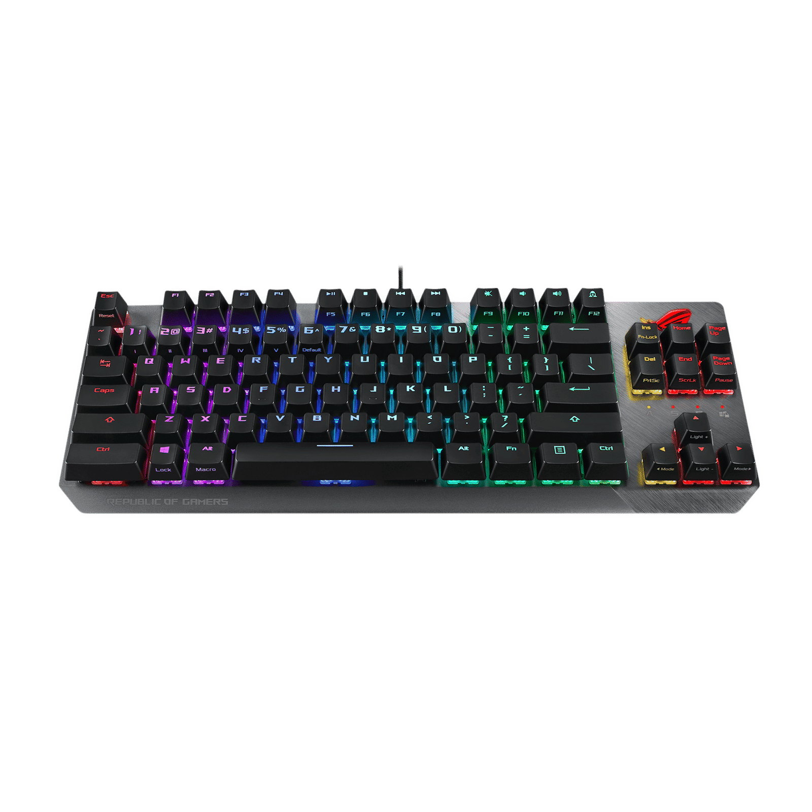ASUS ROG Strix Scope TKL Wired Gaming Keyboard with Mechanical RGB Keys (Aura Sync lighting, Black & Grey)_1