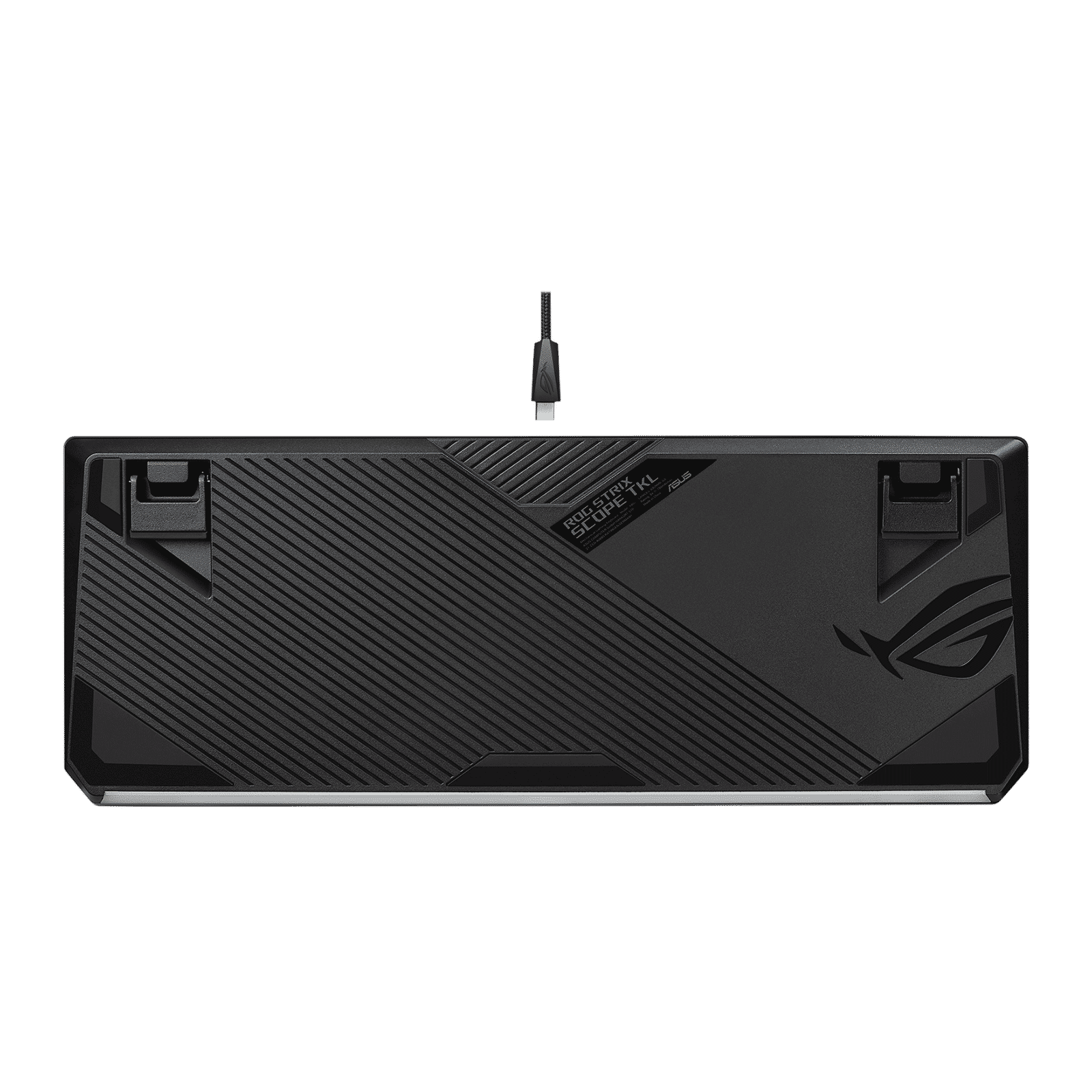 ASUS ROG Strix Scope TKL Wired Gaming Keyboard with Mechanical RGB Keys (Aura Sync lighting, Black & Grey)_6