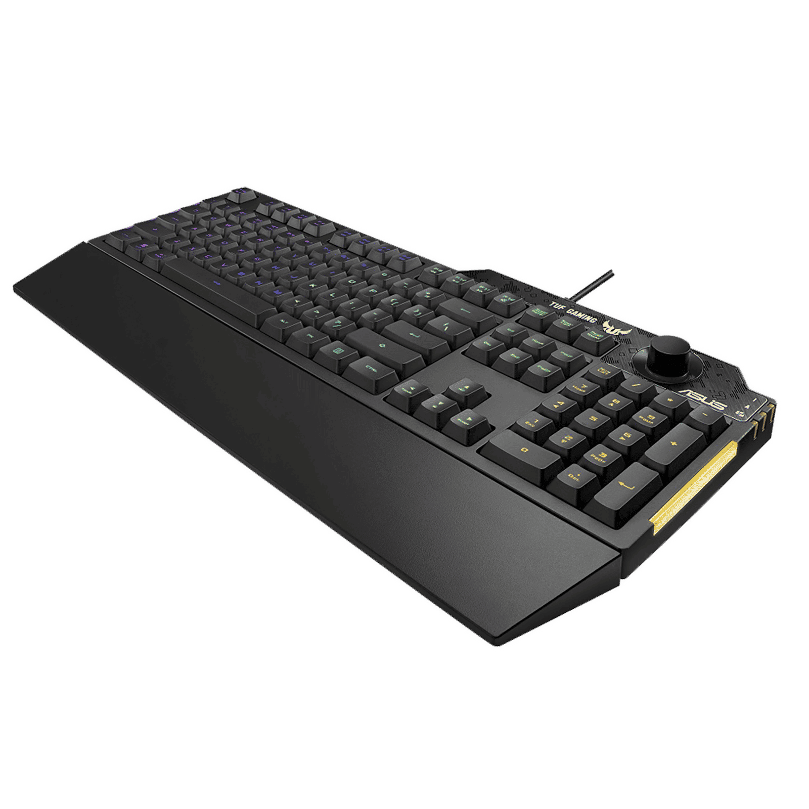 ASUS TUF K1 Wired Gaming Keyboard with Backlit Keys (Spill Resistant, Black)_6