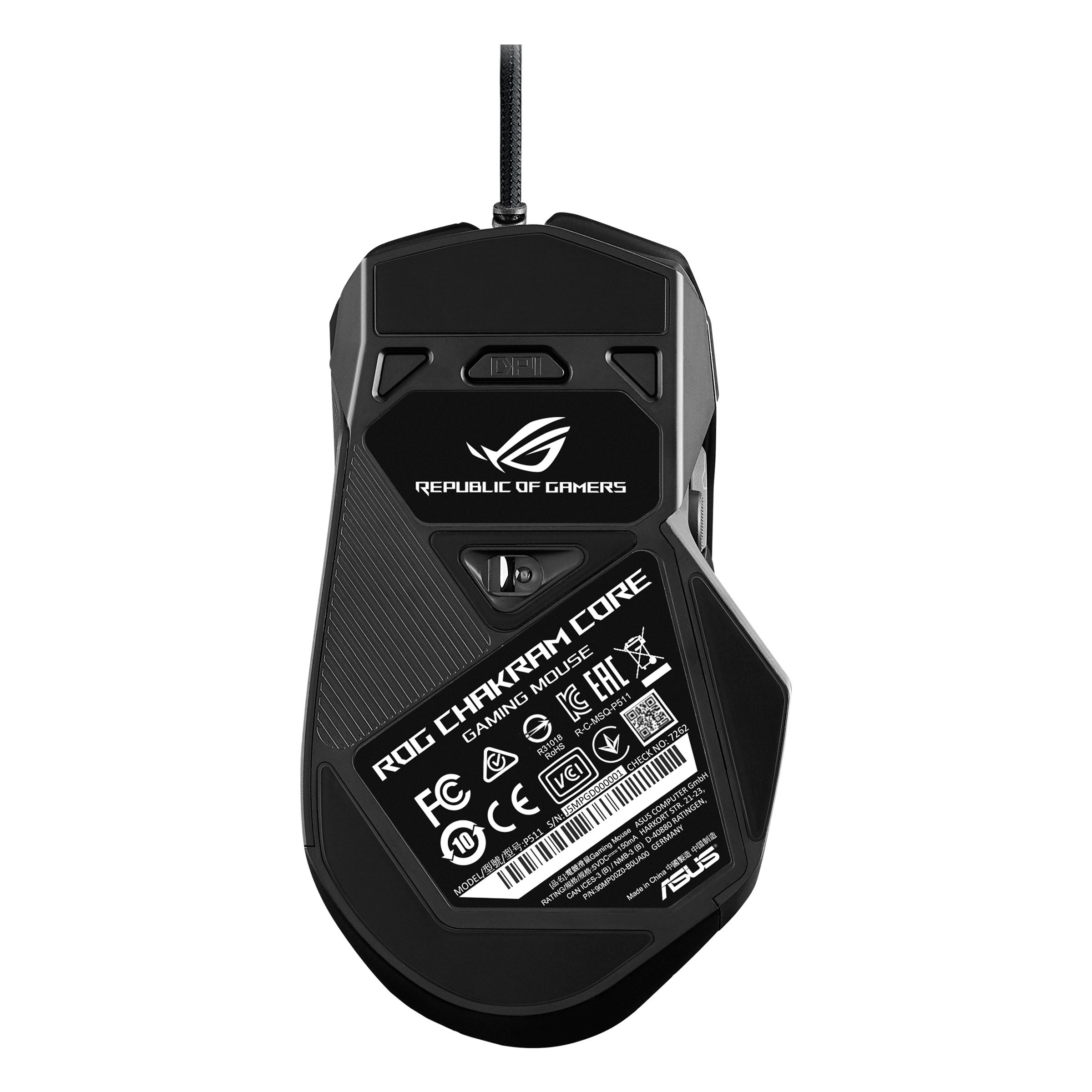 ASUS ROG Chakram Core Wired Optical Gaming Mouse (16000 DPI, Push-Fit Switch Sockets Design, Black)_6