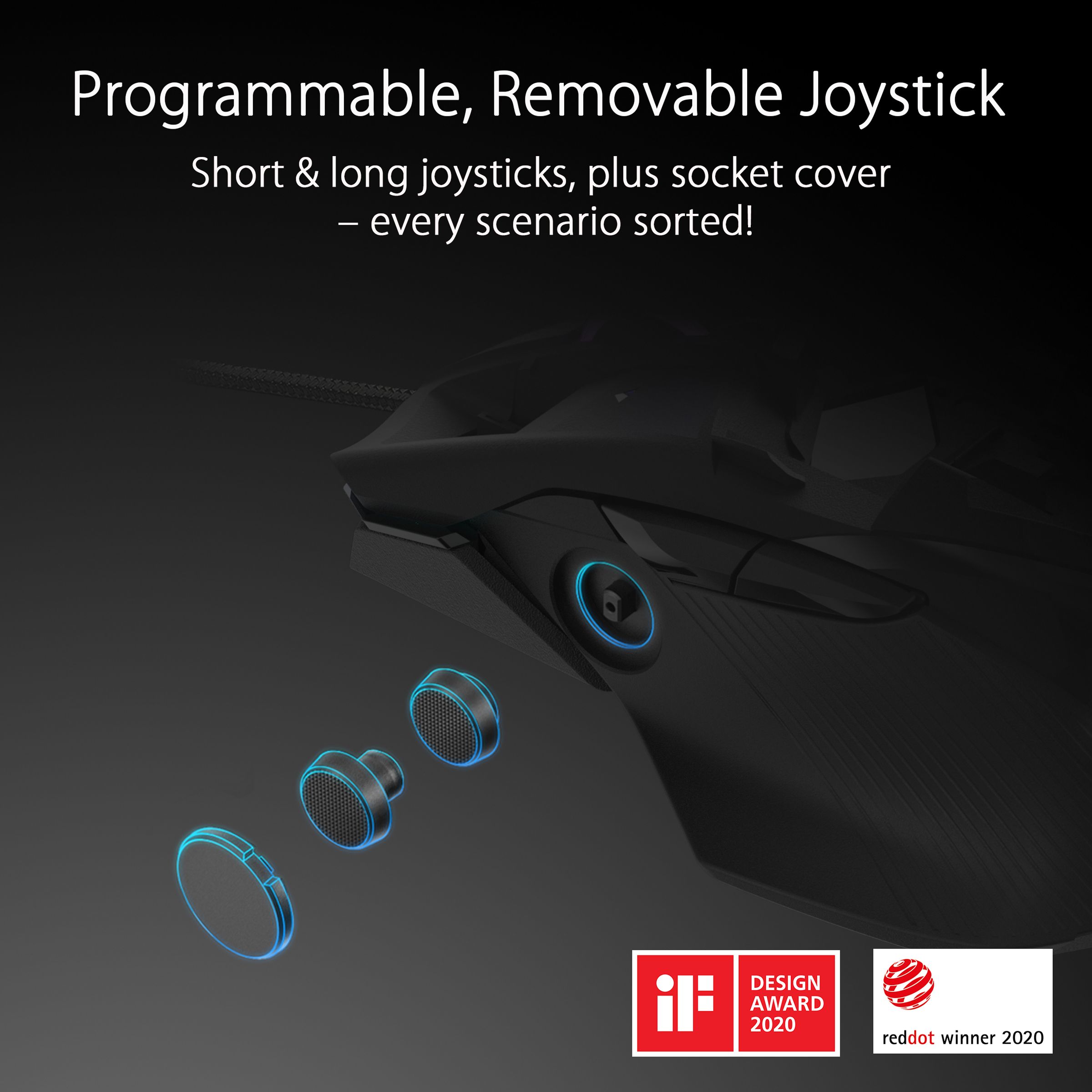 ASUS ROG Chakram Core Wired Optical Gaming Mouse (16000 DPI, Push-Fit Switch Sockets Design, Black)_8