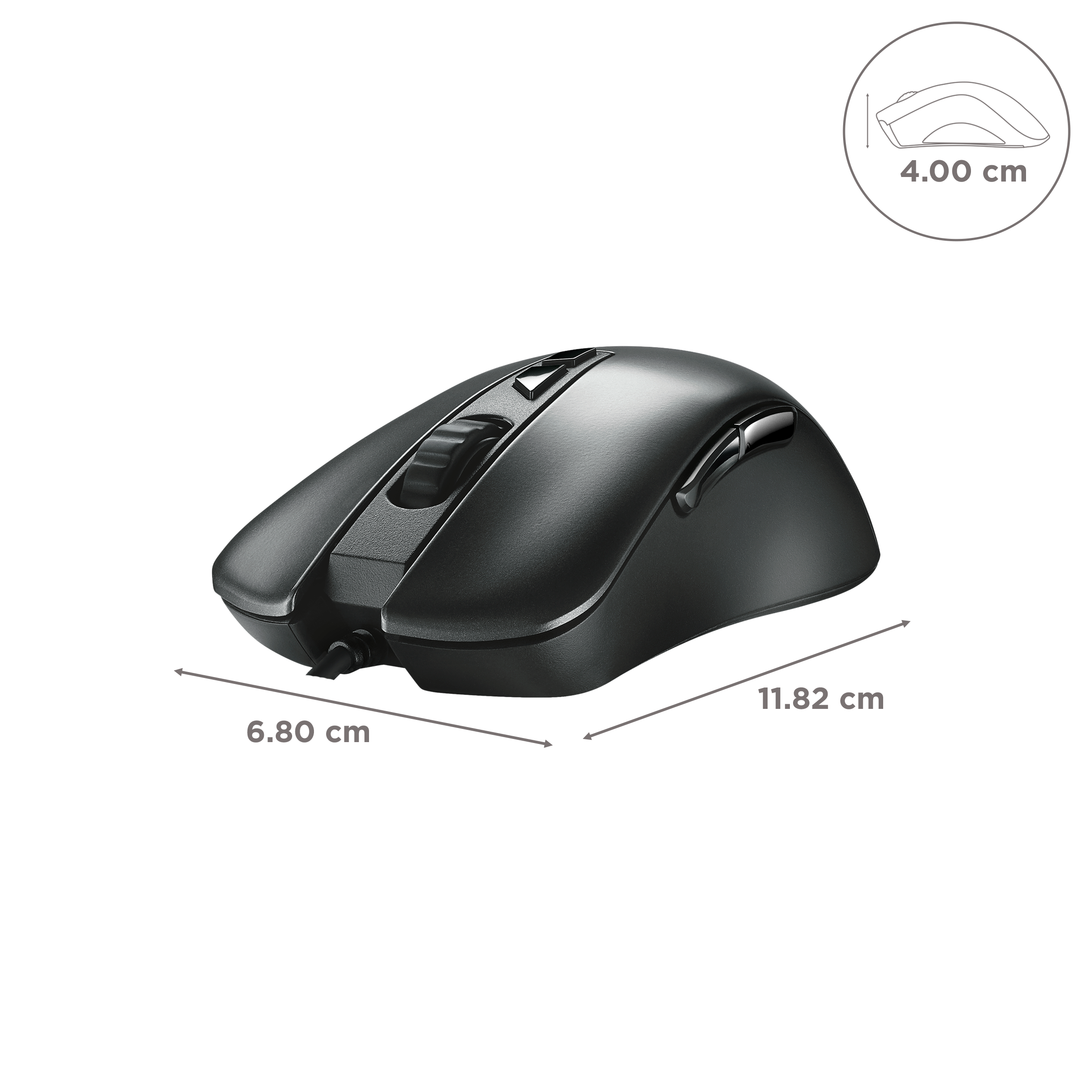 ASUS TUF M3 Wired Optical Gaming Mouse with Customizable Buttons (7000 DPI, Ergonomic Design, Black) ASUS TUF M3 Wired Optical Gaming Mouse with Customizable Buttons (7000 DPI, Ergonomic Design, Black)_3