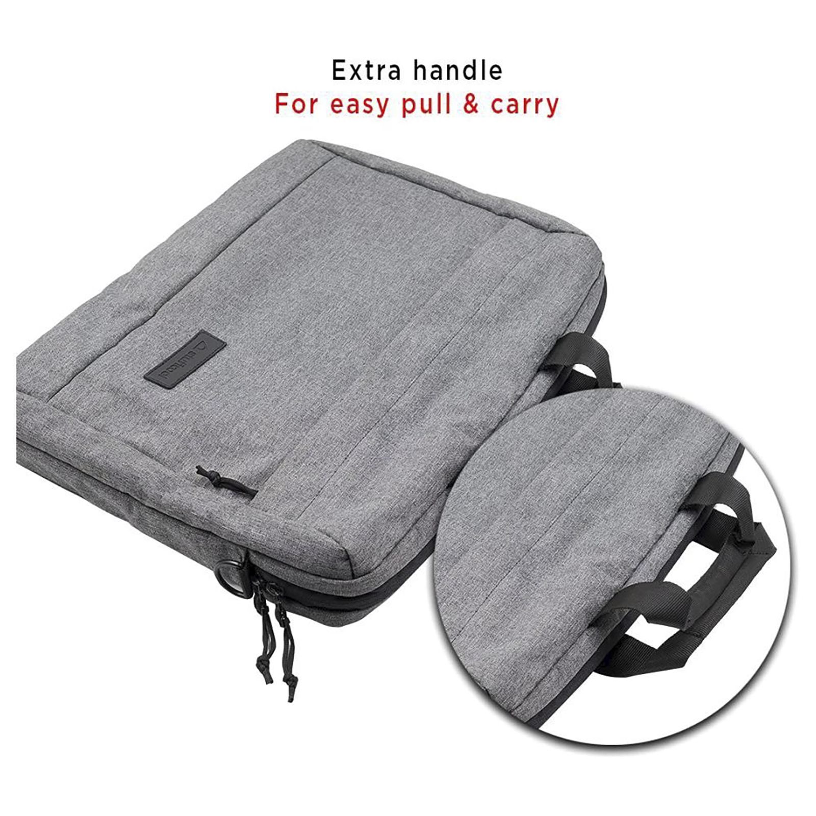 stuffcool Magnus Polyester Laptop Sling Bag for 15.6 & 16 Inch Laptop (29 L, Lightweight, Grey)_6