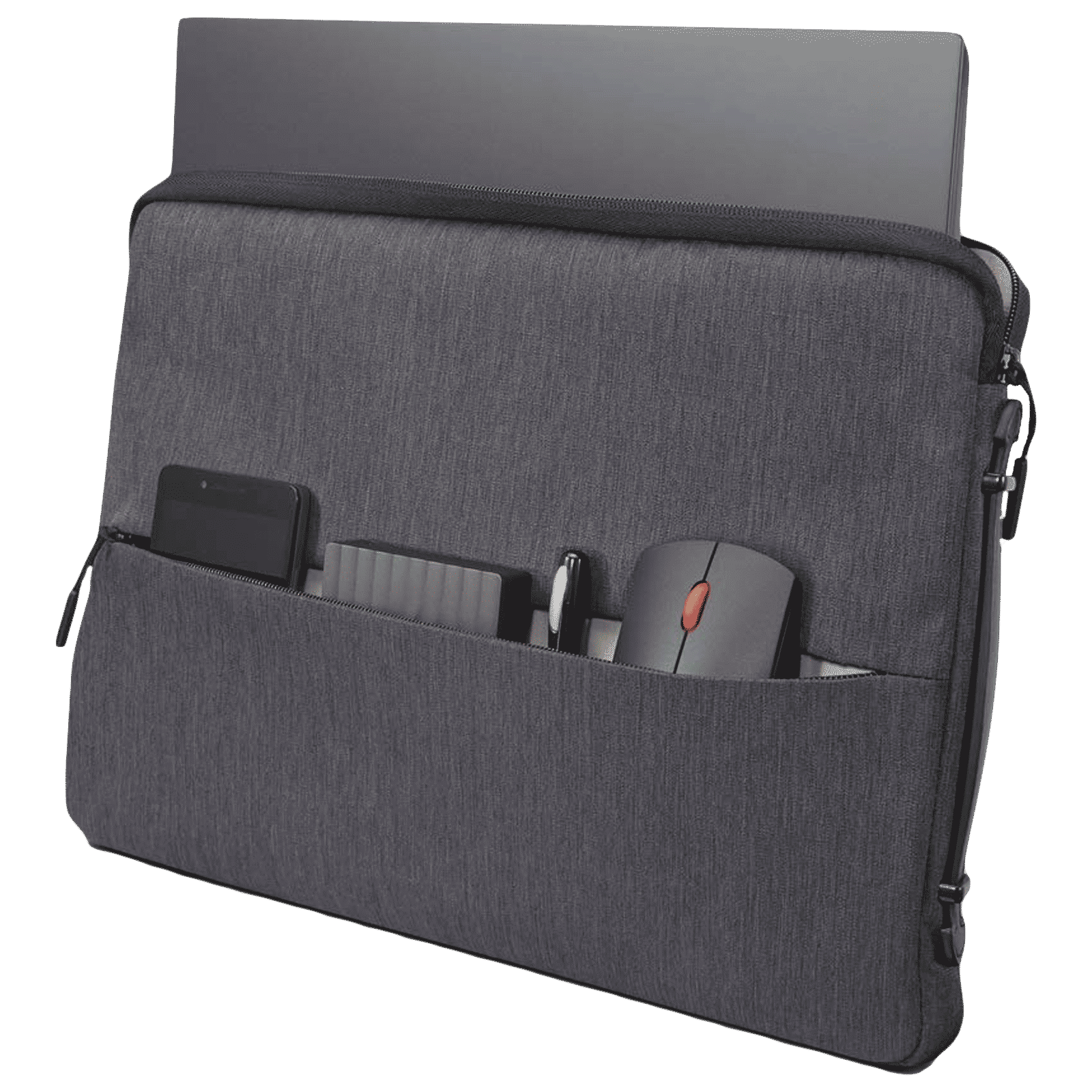 Lenovo Urban Polyester Laptop Sleeve for 14 Inch Laptop (Water Resistant, Charcoal Grey)_8