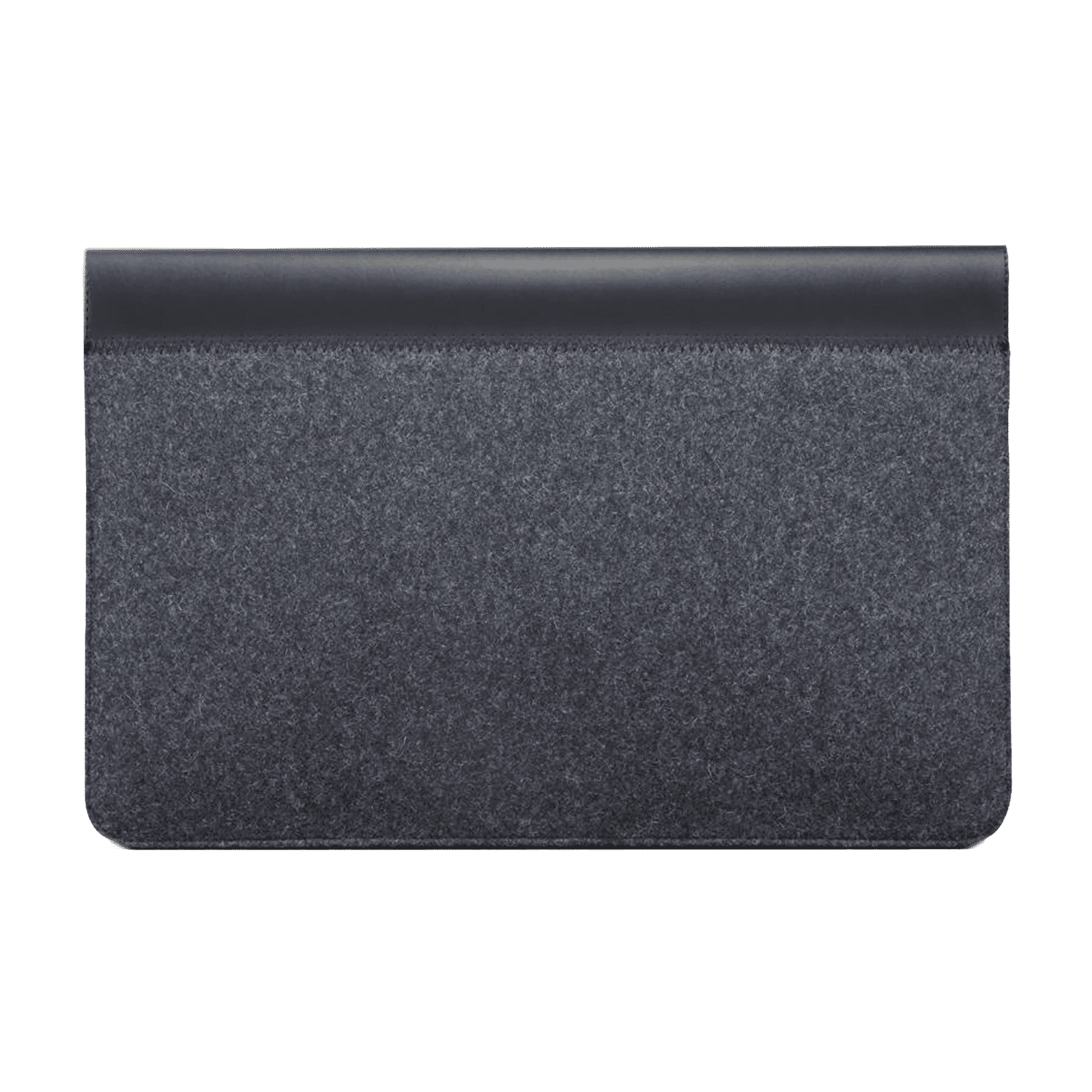 Lenovo Yoga Leather, Wool Felt Laptop Sleeve for 14 Inch Laptop (Dual Magnet Buckles, Black)_10