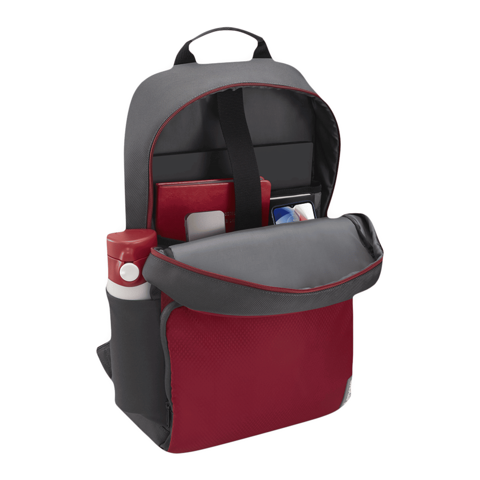 Lenovo Executive Polyester Laptop Backpack for 15.6 Inch Laptop (4 L, Water Resistant, Red/Grey) Lenovo Executive Polyester Laptop Backpack for 15.6 Inch Laptop (4 L, Water Resistant, Red/Grey)_6