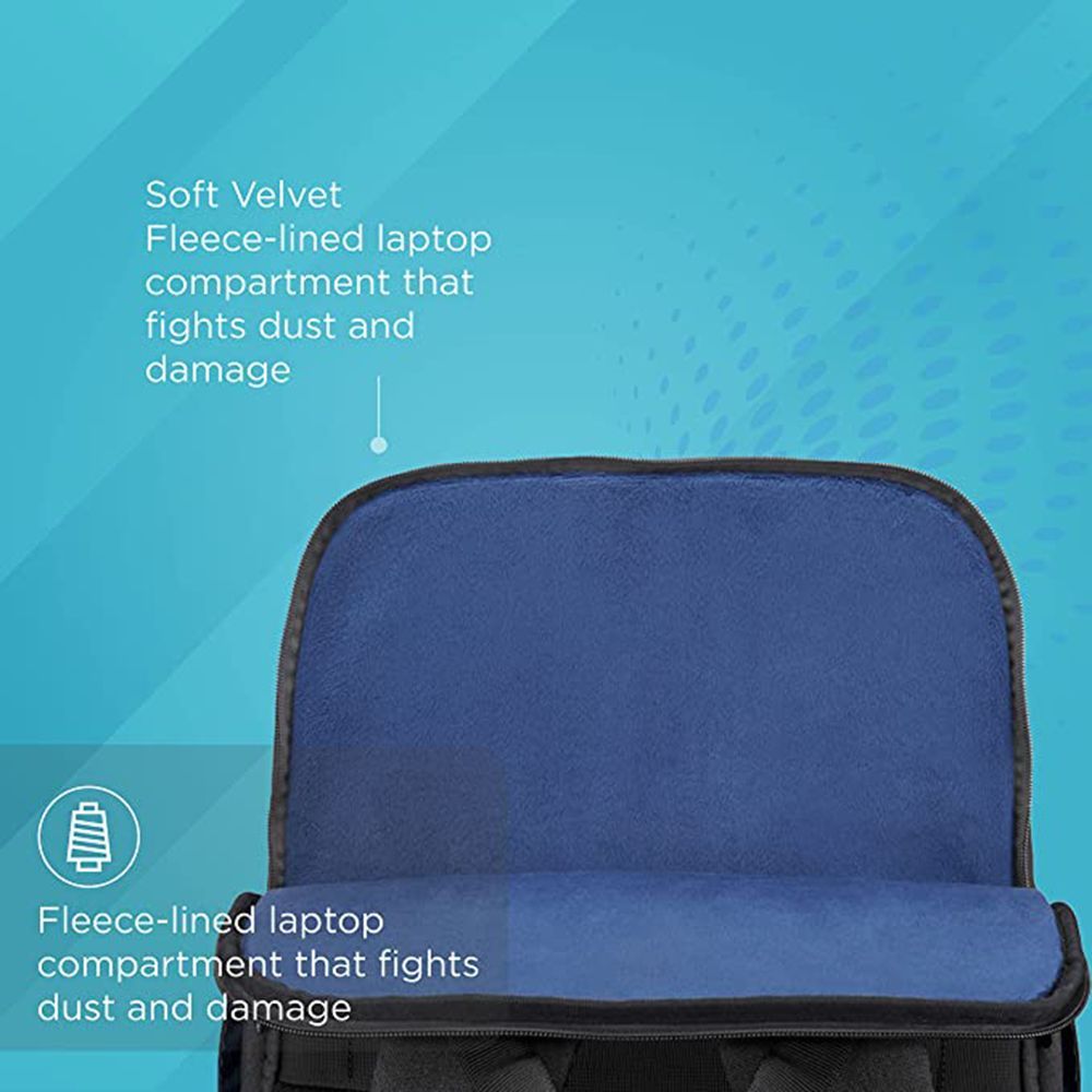 Lenovo Professional Polyester Laptop Backpack for 15.6 Inch Laptop (4 L, Water Resistant, Navy Blue/Dark Grey)_10