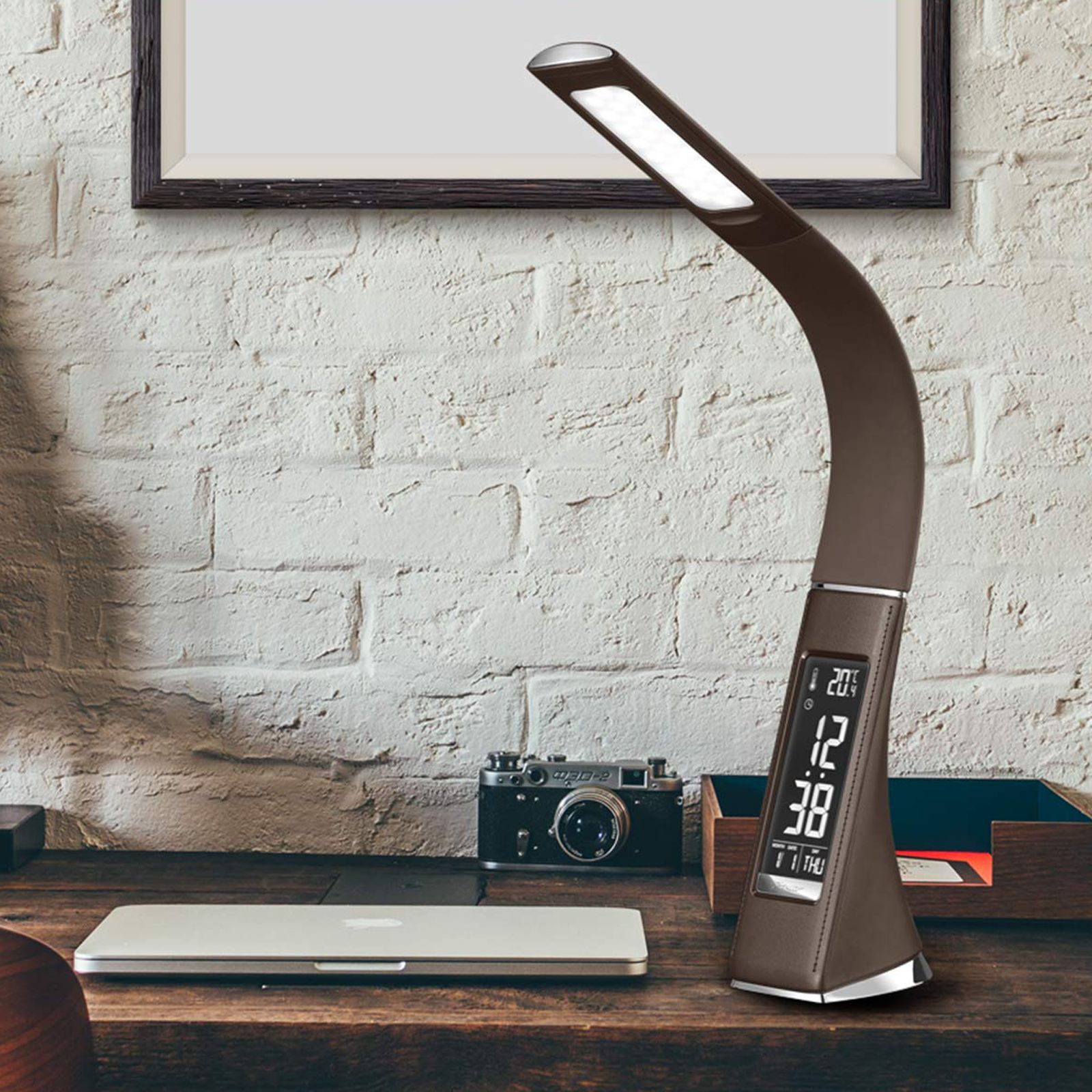 iGear Desk Lite 5 Watts Desk Light (200 Lumens, Touch Dimmer, iGear-U2, Brown) iGear Desk Lite 5 Watts Desk Light (200 Lumens, Touch Dimmer, iGear-U2, Brown)_7