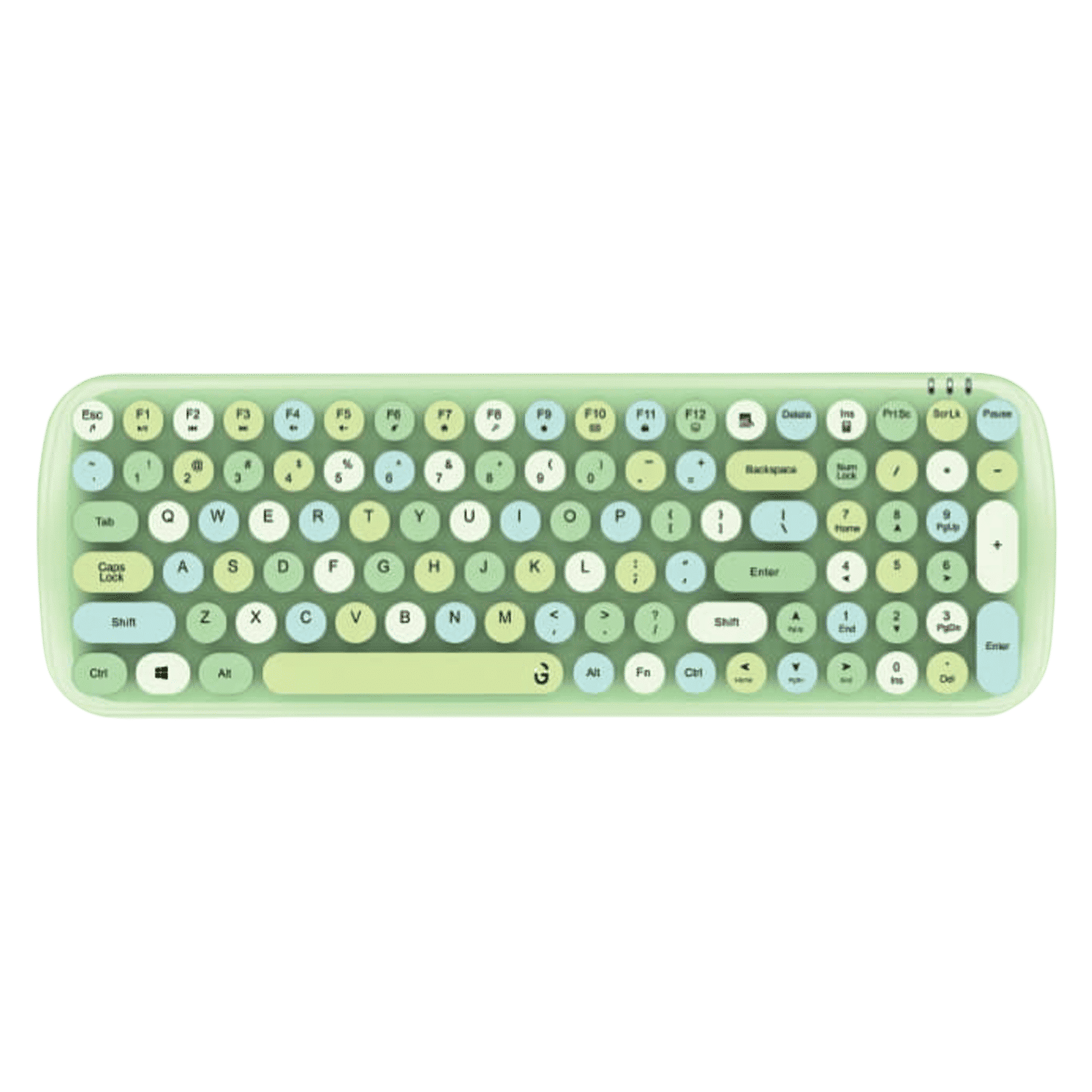 iGear KeyBee Rechargeable Wireless Keyboard & Mouse Combo (100 Keys, 1600 DPI Adjustable, Removable Key Caps, Green) iGear KeyBee Rechargeable Wireless Keyboard & Mouse Combo (100 Keys, 1600 DPI Adjustable, Removable Key Caps, Green)_2