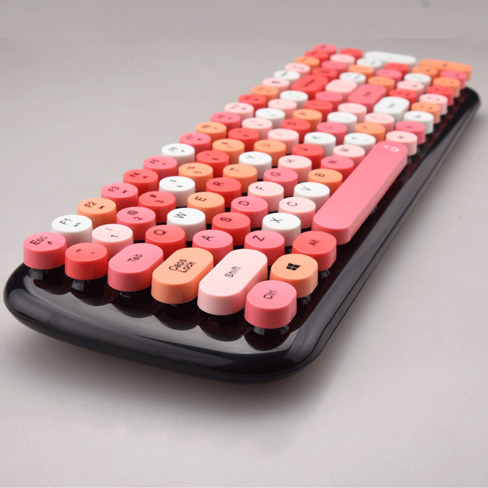 iGear KeyBee Rechargeable Wireless Keyboard & Mouse Combo (100 Keys, 1600 DPI Adjustable, Removable Key Caps, Pink) iGear KeyBee Rechargeable Wireless Keyboard & Mouse Combo (100 Keys, 1600 DPI Adjustable, Removable Key Caps, Pink)_8