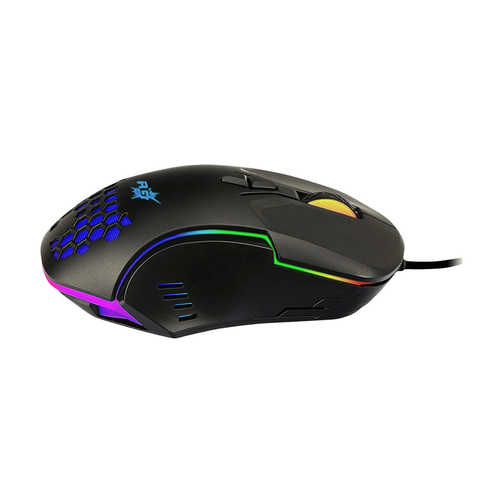 Red Gear A-15 Wired Optical Gaming Mouse (6400 DPI, Extra Durable Switches, Black)_7