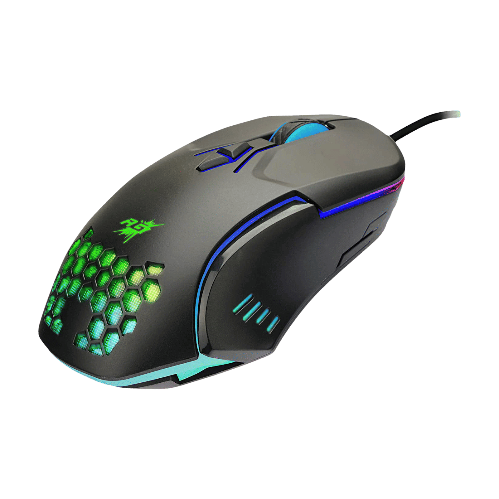 Red Gear A-15 Wired Optical Gaming Mouse (6400 DPI, Extra Durable Switches, Black)_10