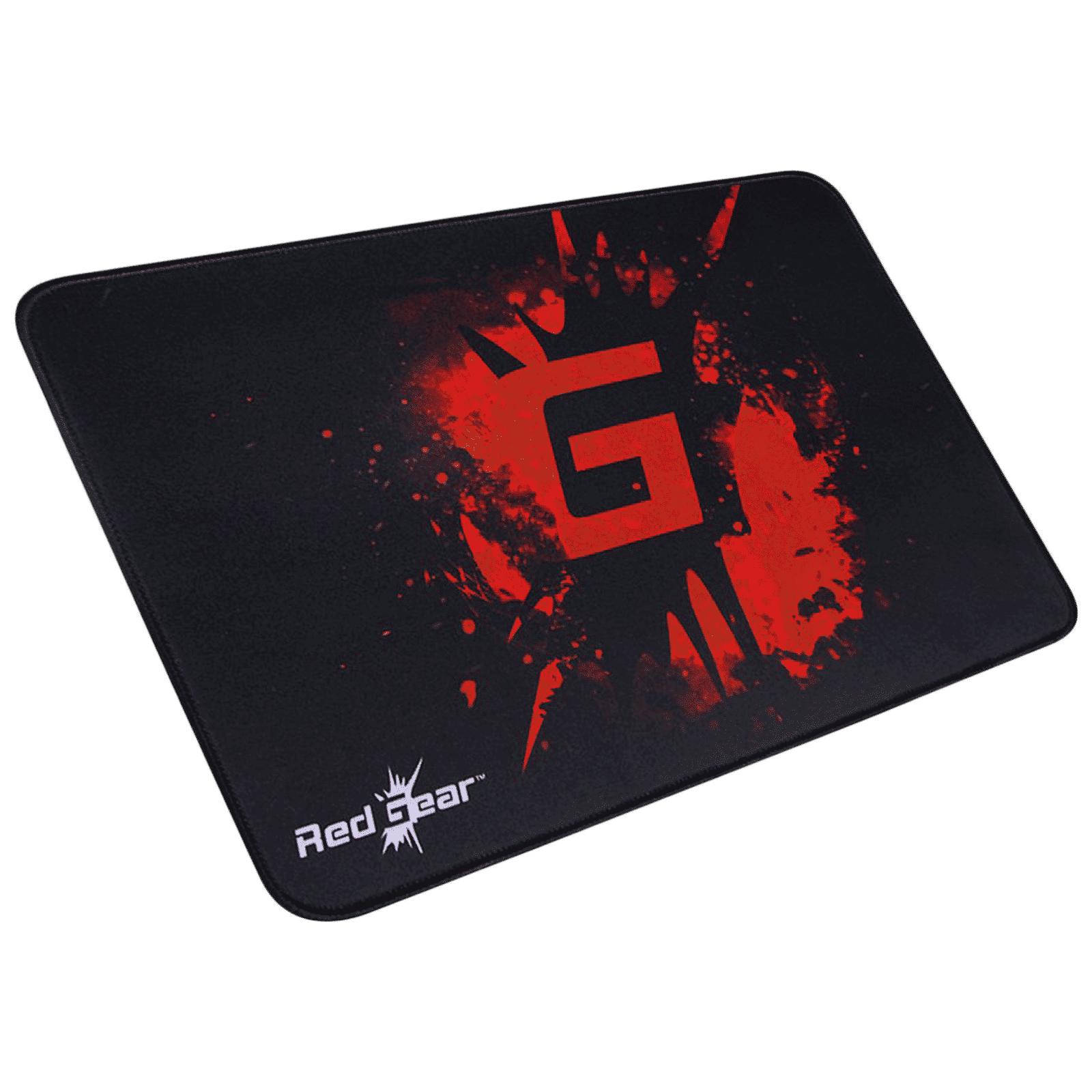 Red Gear Gaming Mouse Pad (Sensor Responsive Coating, MP35, Black)_1