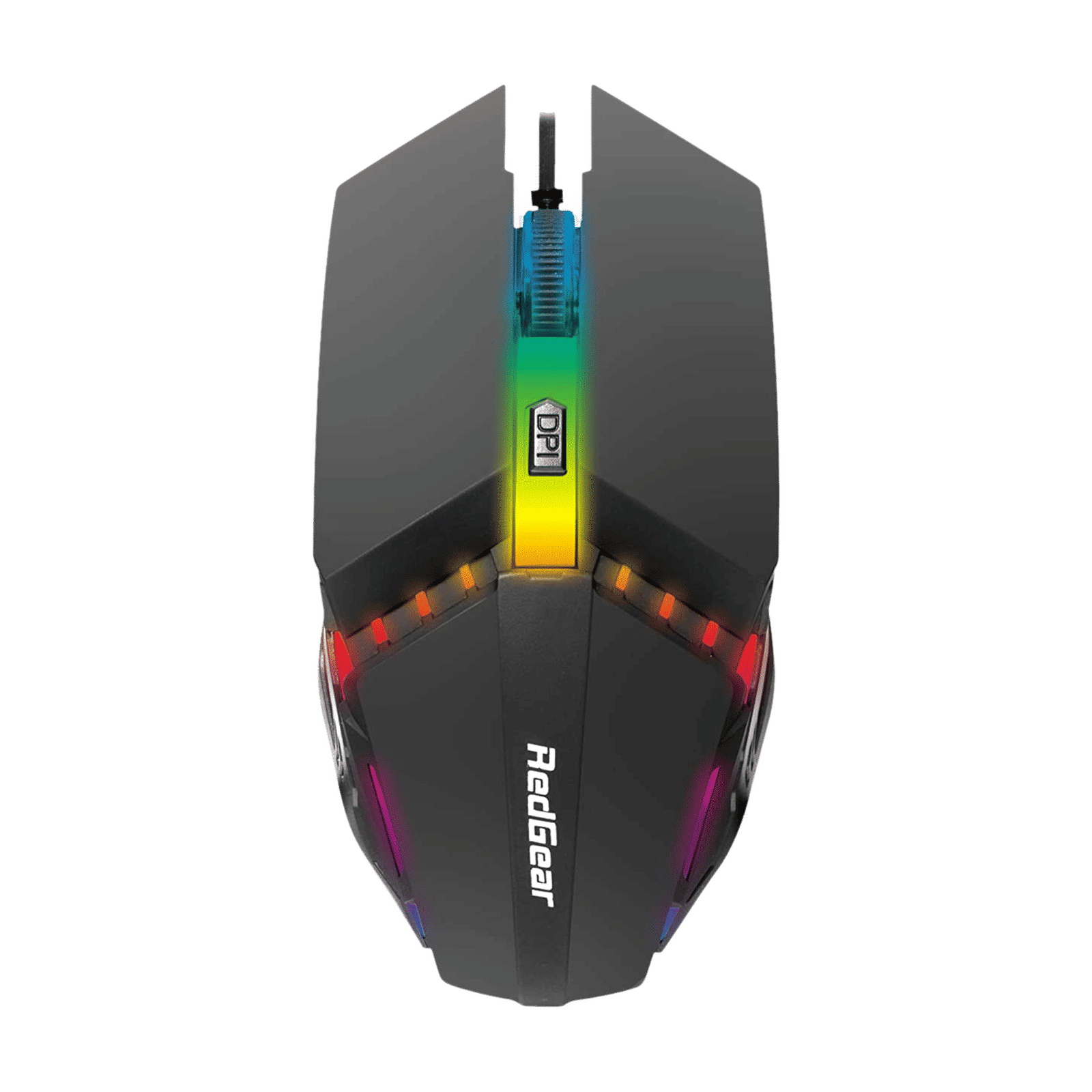 Red Gear A-10 Wired Optical Gaming Mouse (2400 DPI, Light Sync RGB, Black) Red Gear A-10 Wired Optical Gaming Mouse (2400 DPI, Light Sync RGB, Black)_1