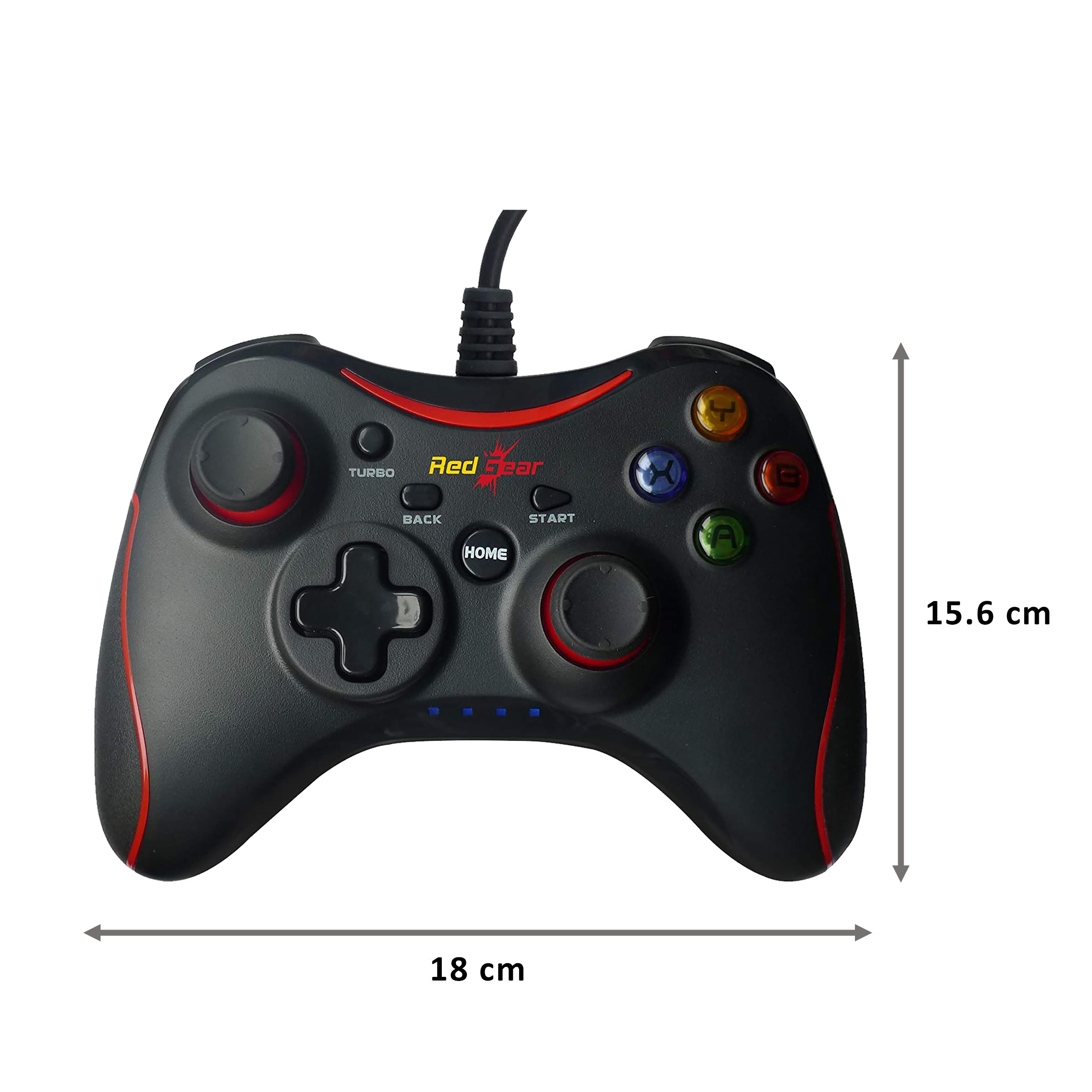 Red Gear Pro Wired Controller (Plug and Play, Black) Red Gear Pro Wired Controller (Plug and Play, Black)_2