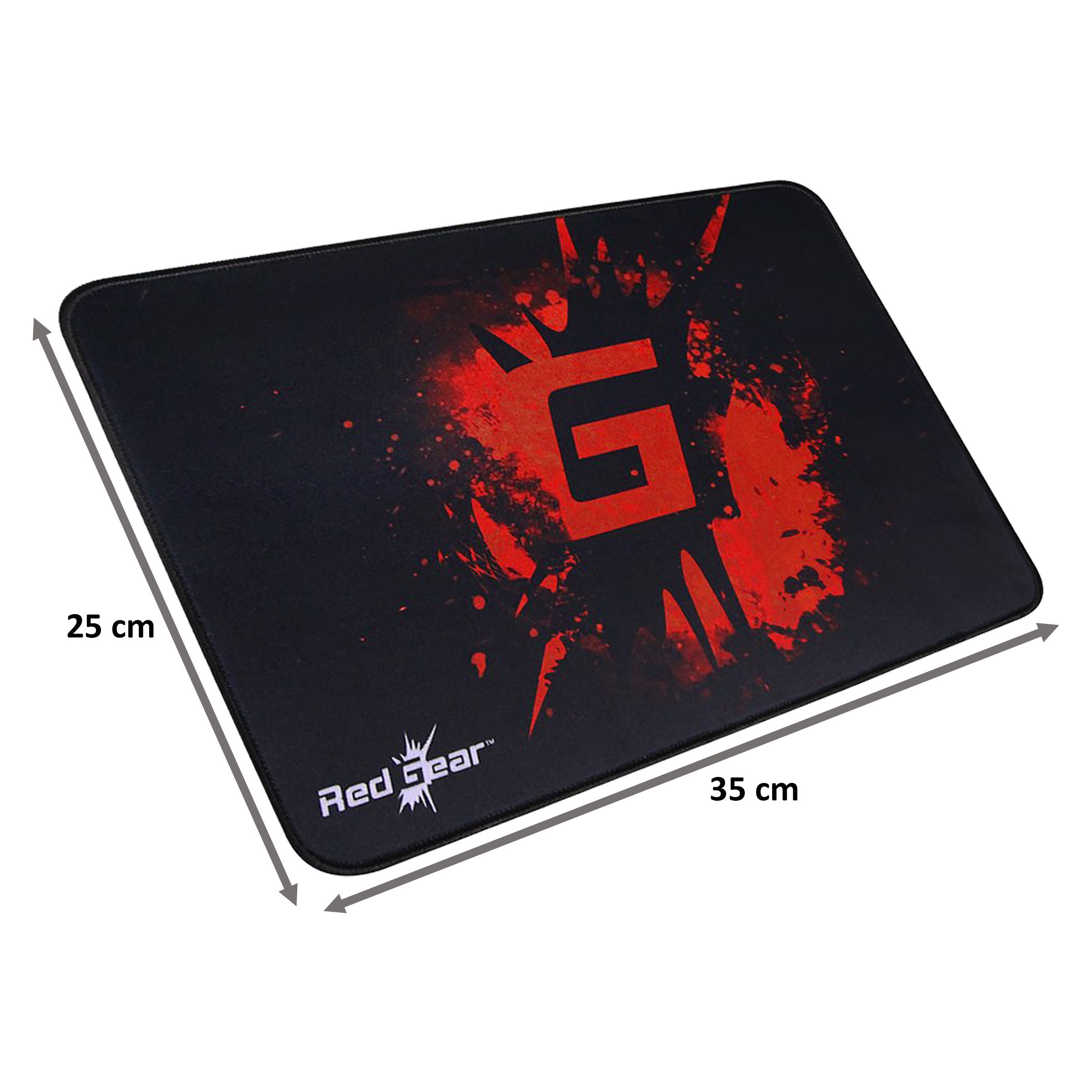 Red Gear MP35 Gaming Mouse Pad (Soft Non-Slip Base, 8904130838132, Black)_2