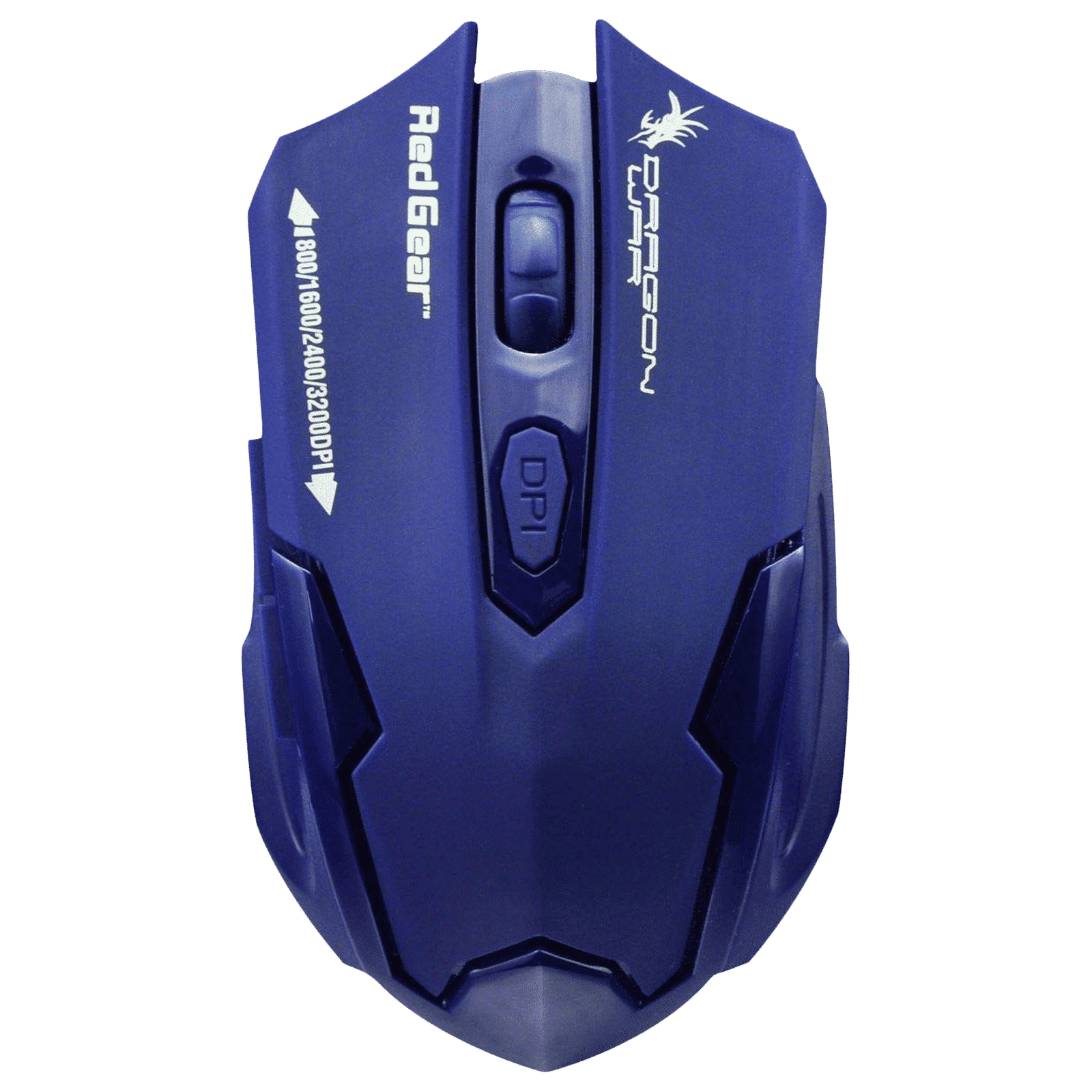 Red Gear Dragonwar Emera Wired Performance Gaming Mouse with Customizable Buttons (3200 DPI Adjustable, Blue Sensor Technology, Dark Blue)_1