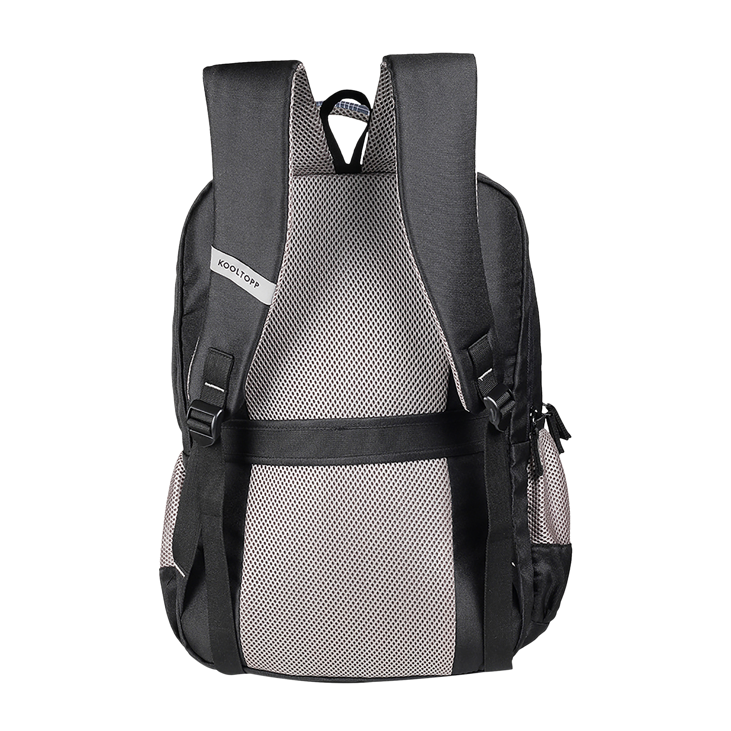 KOOLTOPP Beatle Polyester Laptop Backpack for 15.6 Inch Laptop (30 L, Water Resistant, Black)_4