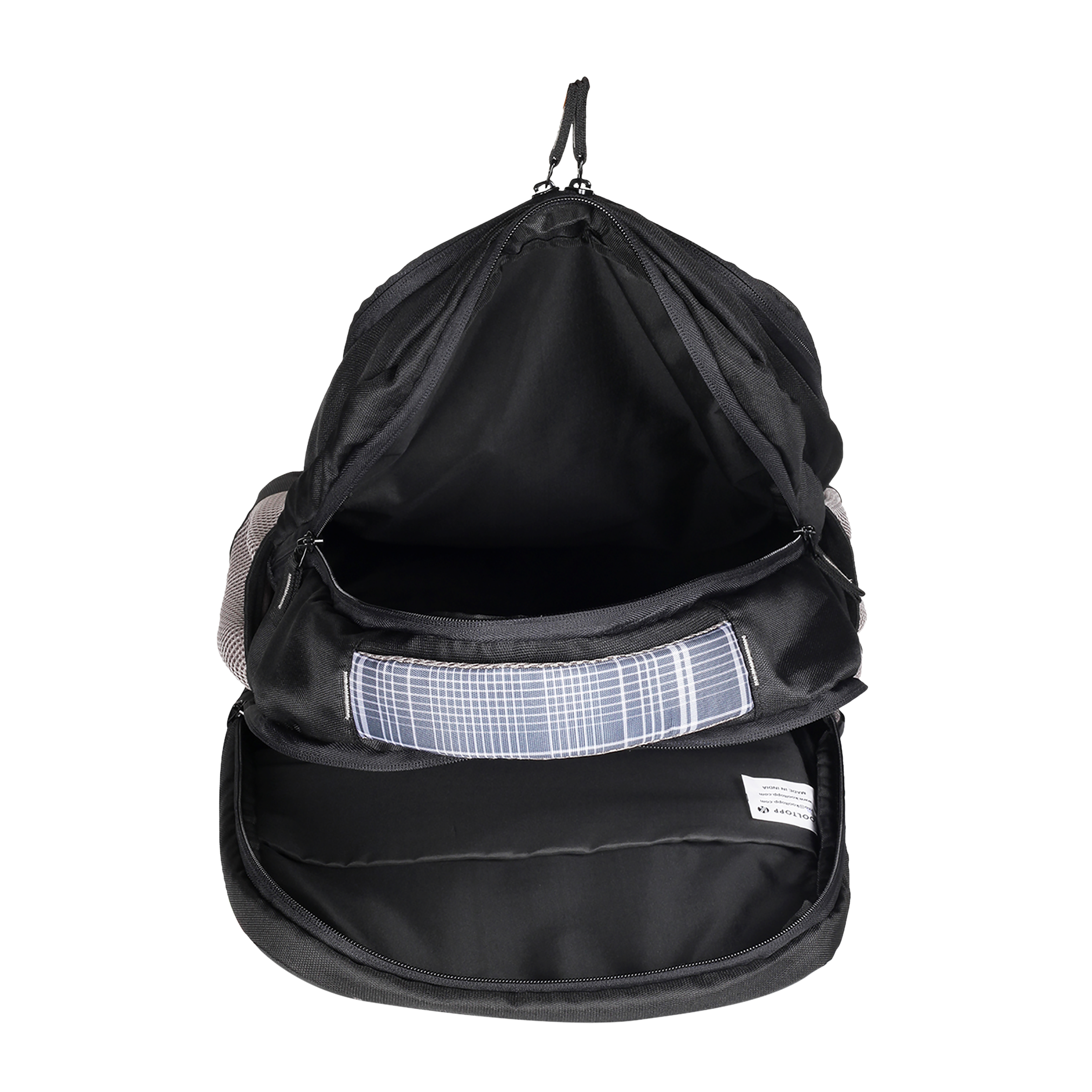 KOOLTOPP Beatle Polyester Laptop Backpack for 15.6 Inch Laptop (30 L, Water Resistant, Black)_5