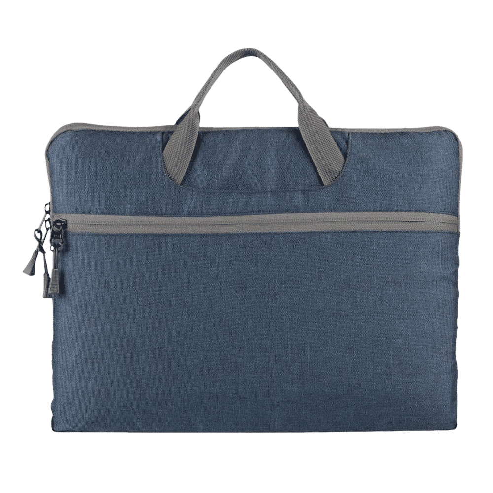 KOOLTOPP Classy Polyester Laptop Sleeve for 13 & 14 Inch Laptop (3 L, Water Resistant, Blue)_9