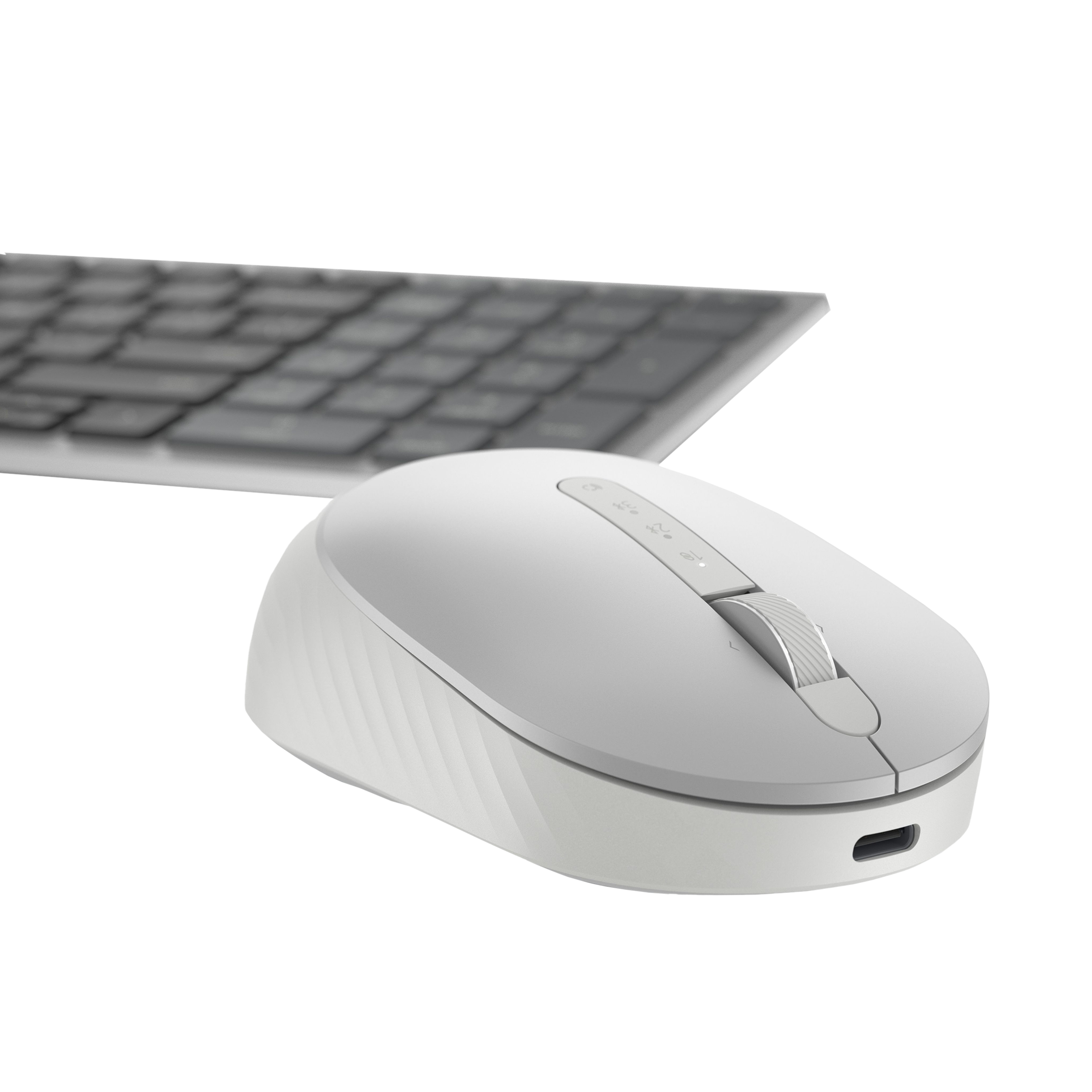 DELL MS7421W Rechargeable Wireless Optical Performance Mouse with Type C Adapter (1600 dpi, Ergonomic Design, Platinum silver)_13