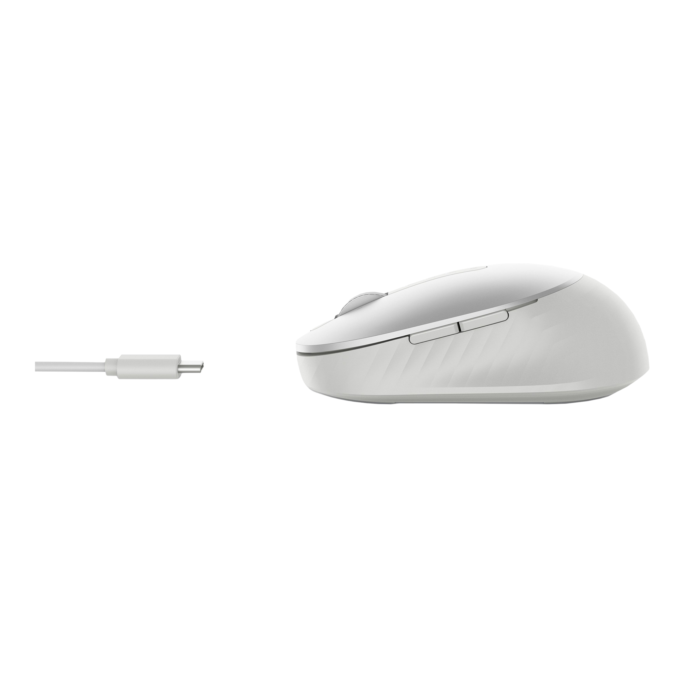 DELL MS7421W Rechargeable Wireless Optical Performance Mouse with Type C Adapter (1600 dpi, Ergonomic Design, Platinum silver)_14