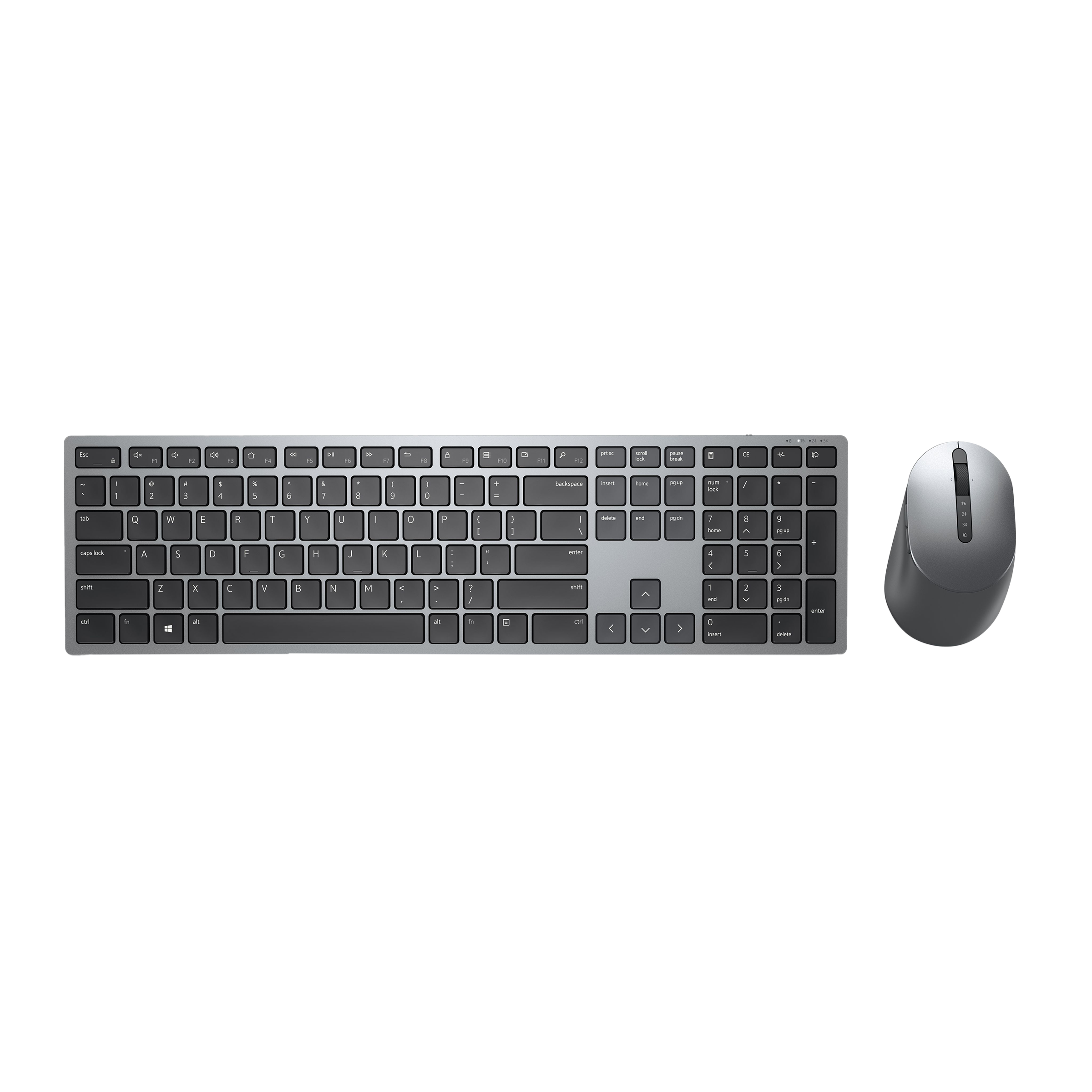 DELL KM7321W Wireless Keyboard & Mouse Combo (4000 DPI Adjustable, Flexible Multi-Tasking, Titan grey)_1