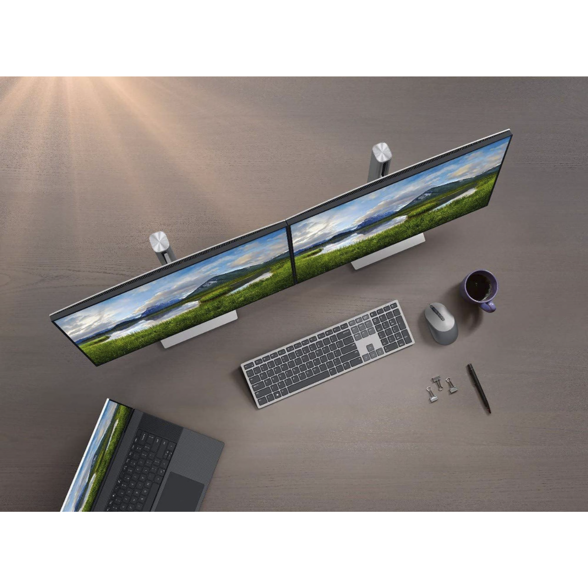 DELL KM7321W Wireless Keyboard & Mouse Combo (4000 DPI Adjustable, Flexible Multi-Tasking, Titan grey)_4