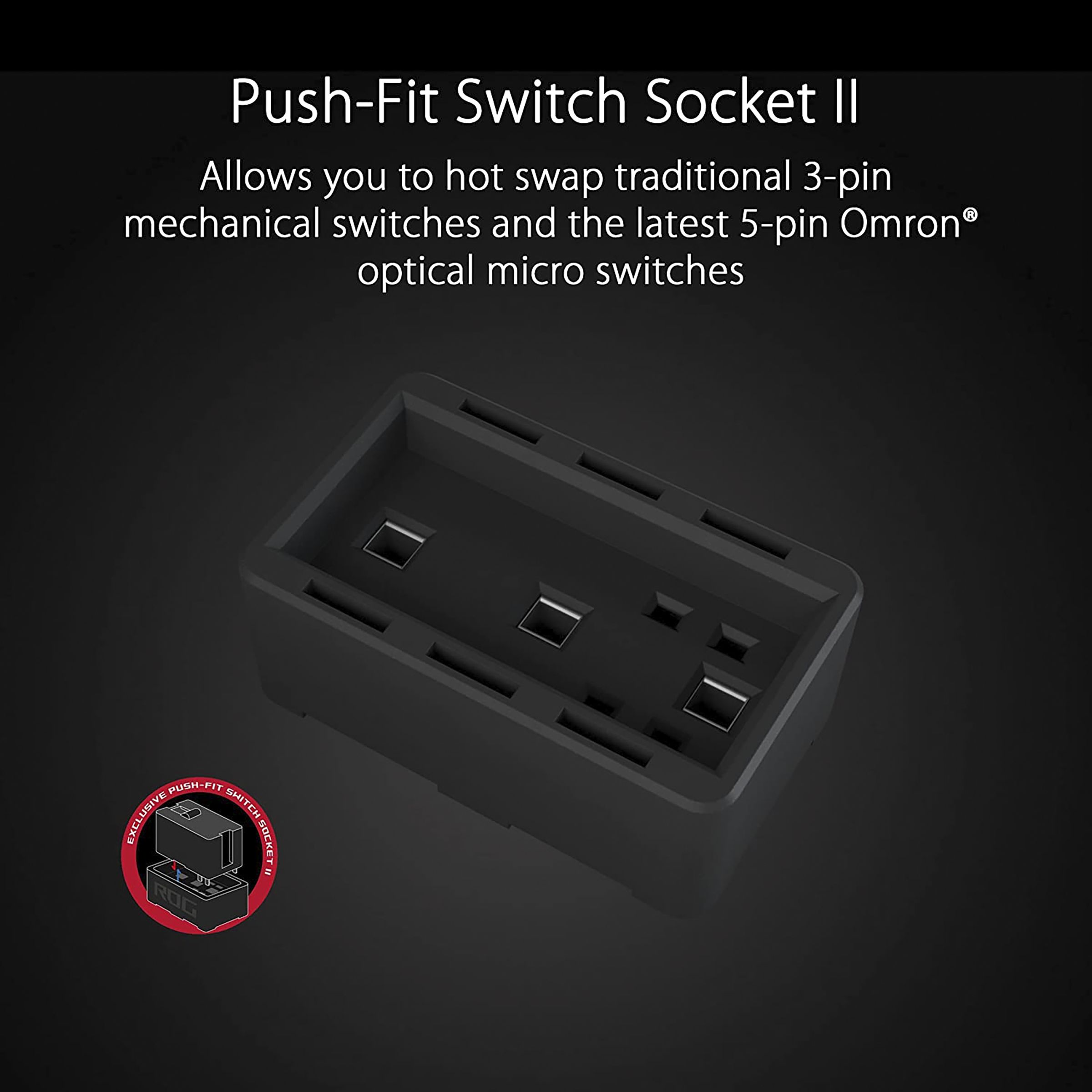 ASUS ROG Gladius III Wired Optical Gaming Mouse with Customizable Buttons (19000 DPI, 70 Million Click Lifespan, Black) ASUS ROG Gladius III Wired Optical Gaming Mouse with Customizable Buttons (19000 DPI, 70 Million Click Lifespan, Black)_7