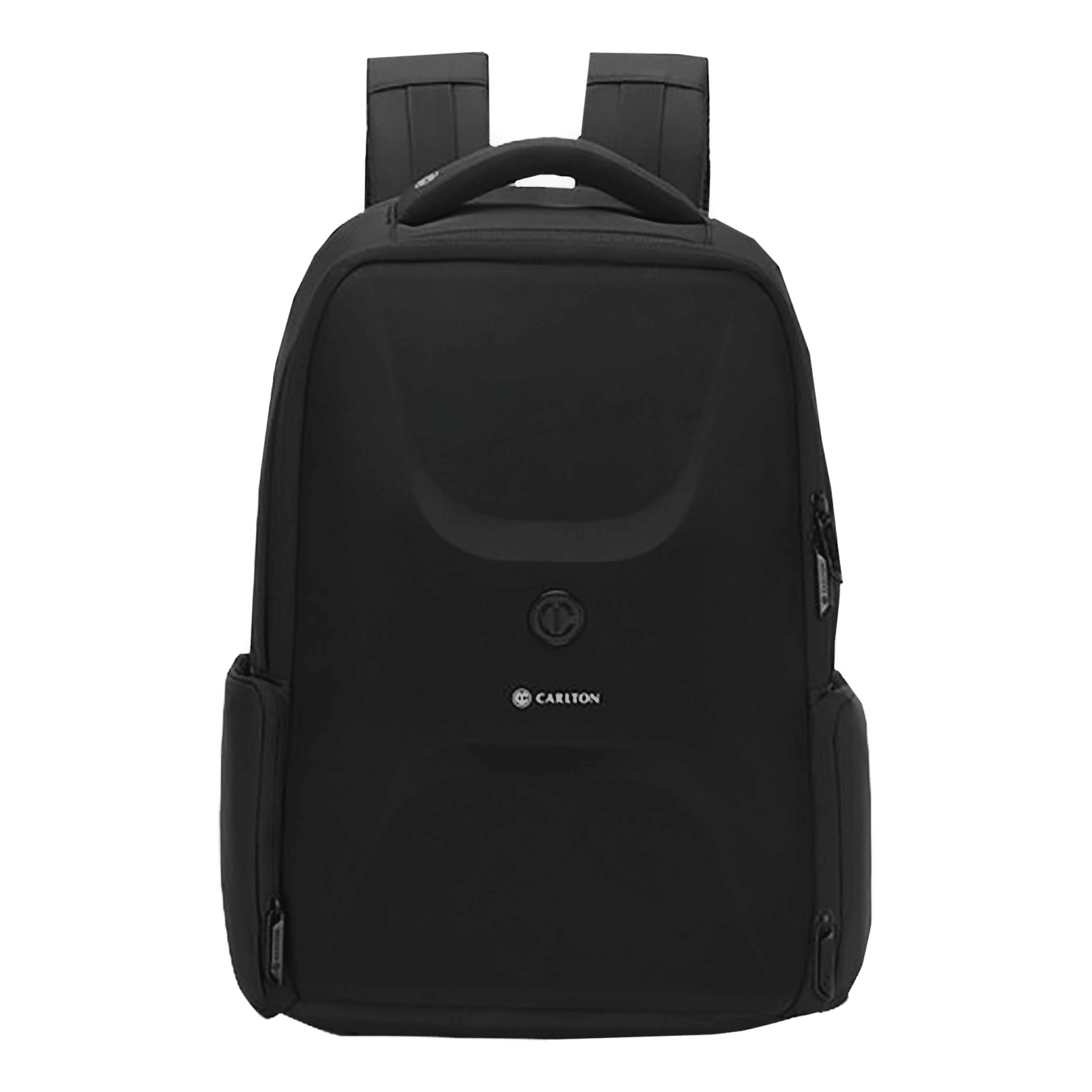 Carlton Dorset 01 Nylon Laptop Backpack for 16 Inch Laptop (27 L, With Rain Cover, Jet Black)_1