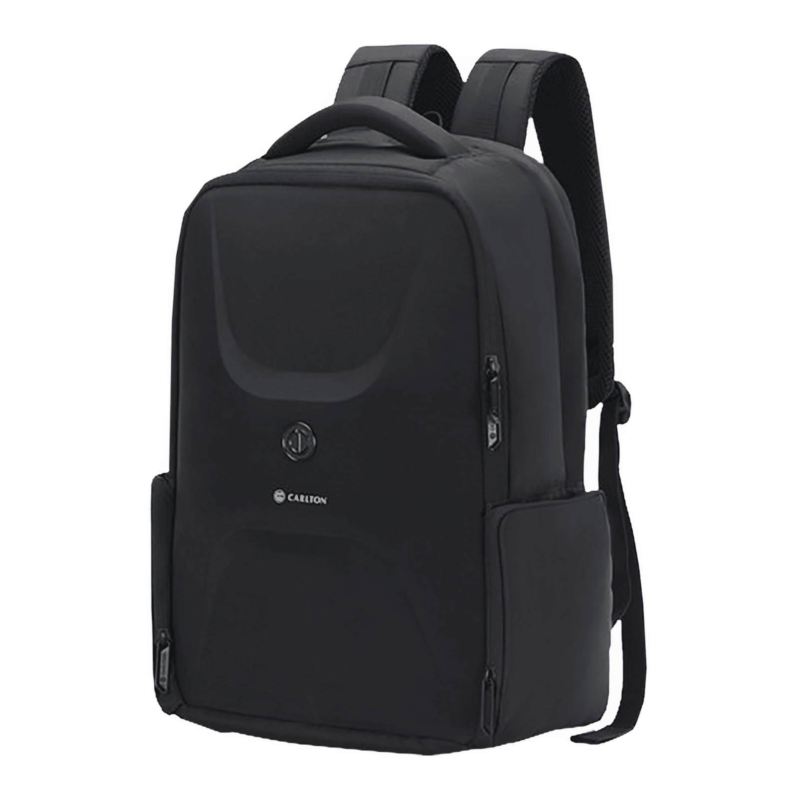 Carlton Dorset 01 Nylon Laptop Backpack for 16 Inch Laptop (27 L, With Rain Cover, Jet Black)_5