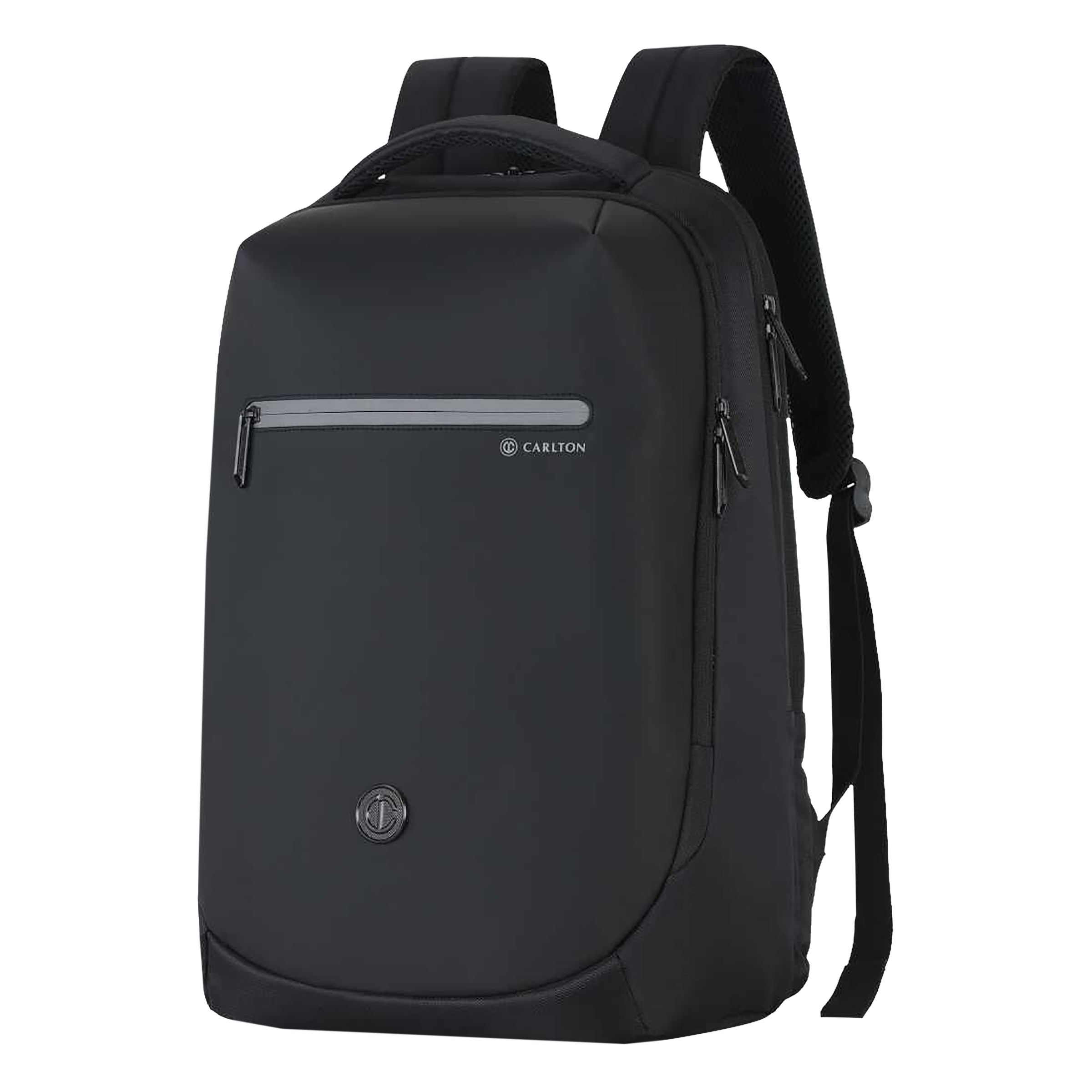 Carlton Dorset 02 Nylon Laptop Backpack for 16 Inch Laptop (25 L, With Rain Cover, Midnight Black) Carlton Dorset 02 Nylon Laptop Backpack for 16 Inch Laptop (25 L, With Rain Cover, Midnight Black)_7