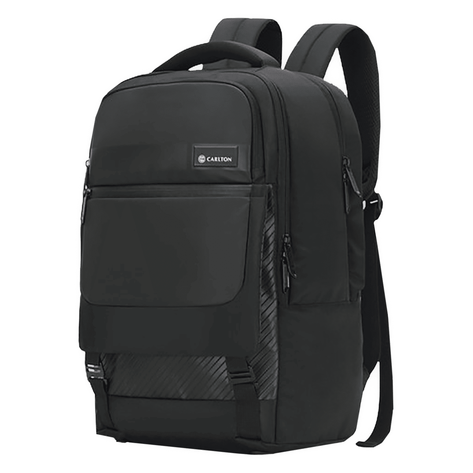 Carlton Dorset 03 Nylon Laptop Backpack for 17 Inch Laptop (27 L, With Rain Cover, Midnight Black)_6