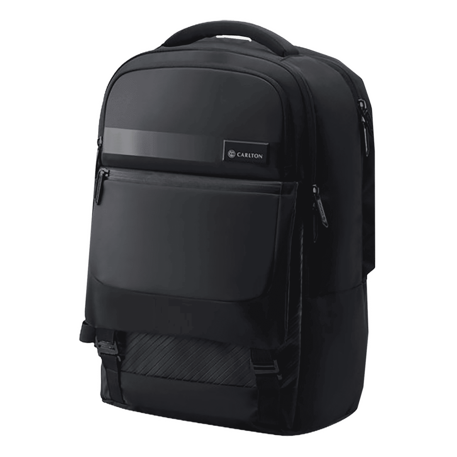 Carlton Dorset 03 Nylon Laptop Backpack for 17 Inch Laptop (27 L, With Rain Cover, Midnight Black)_4