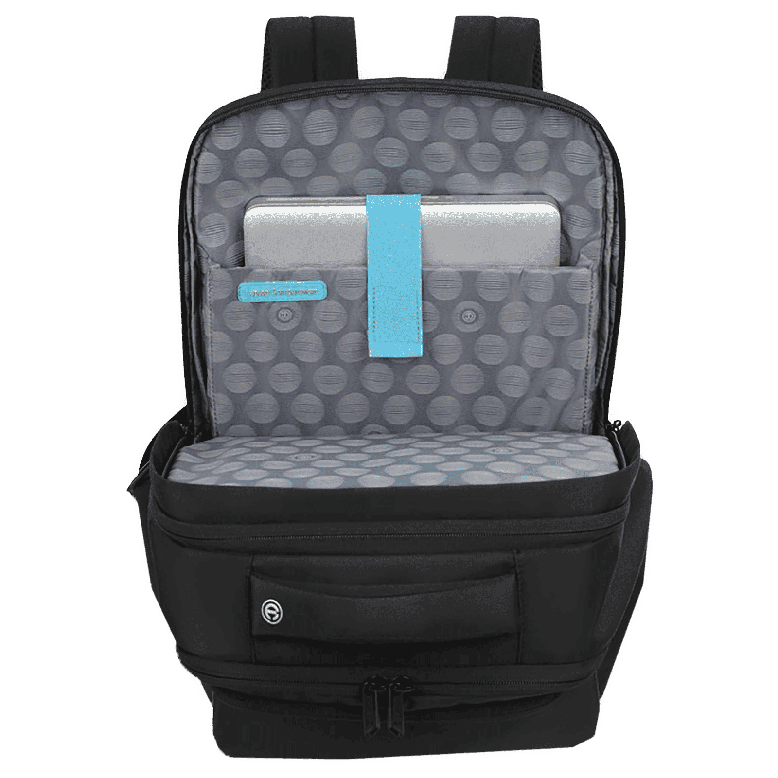 Carlton Dorset 04 Polyester Laptop Backpack for 16 Inch Laptop (24 L, With Rain Cover, Midnight Black) Carlton Dorset 04 Polyester Laptop Backpack for 16 Inch Laptop (24 L, With Rain Cover, Midnight Black)_6