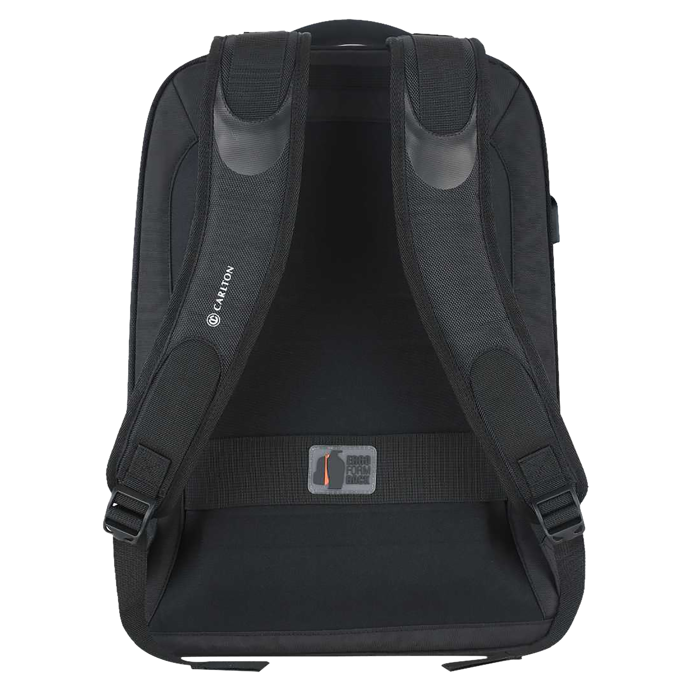 Carlton Hampshire 03 Nylon Laptop Backpack for 16 Inch Laptop (26 L, Ergo Foam Back, Ferrous Black)_4