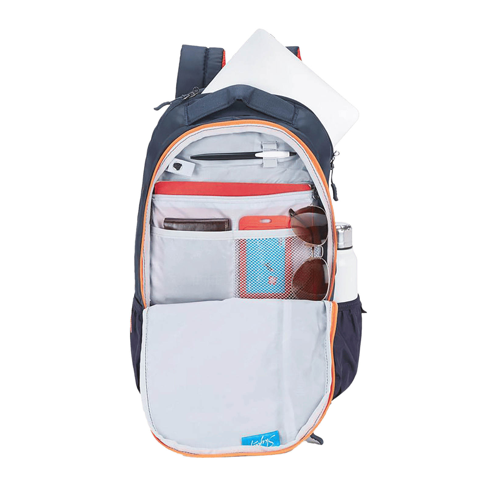 Skybags Campus 05 Polyester Laptop Backpack for 15.6 Inch Laptop (30 L, With Rain Cover, Navy Blue) Skybags Campus 05 Polyester Laptop Backpack for 15.6 Inch Laptop (30 L, With Rain Cover, Navy Blue)_8