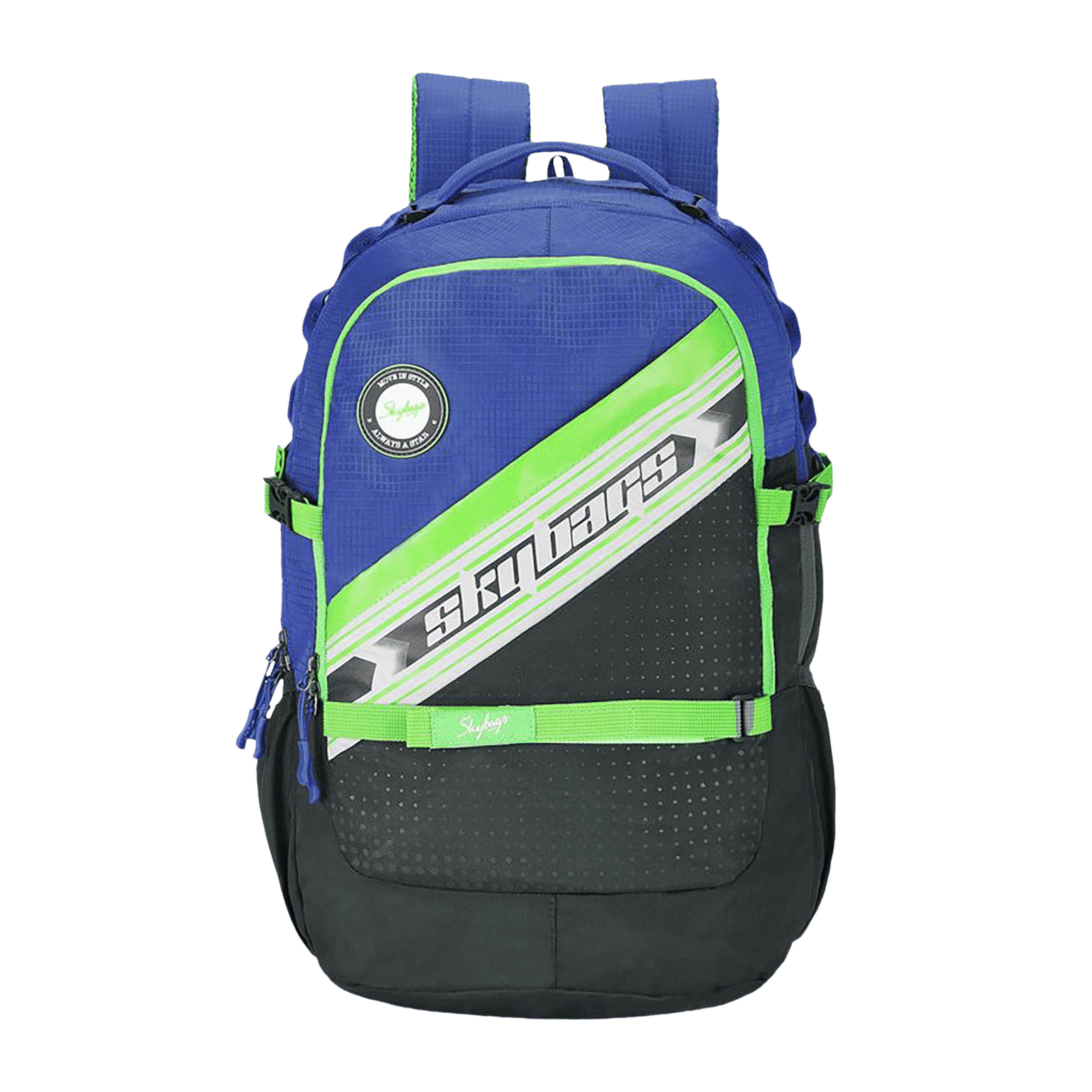 Skybags Campus Plus XL 05 Polyester Laptop Backpack for 17 Inch Laptop (33 L, With Rain Cover, Black)_1