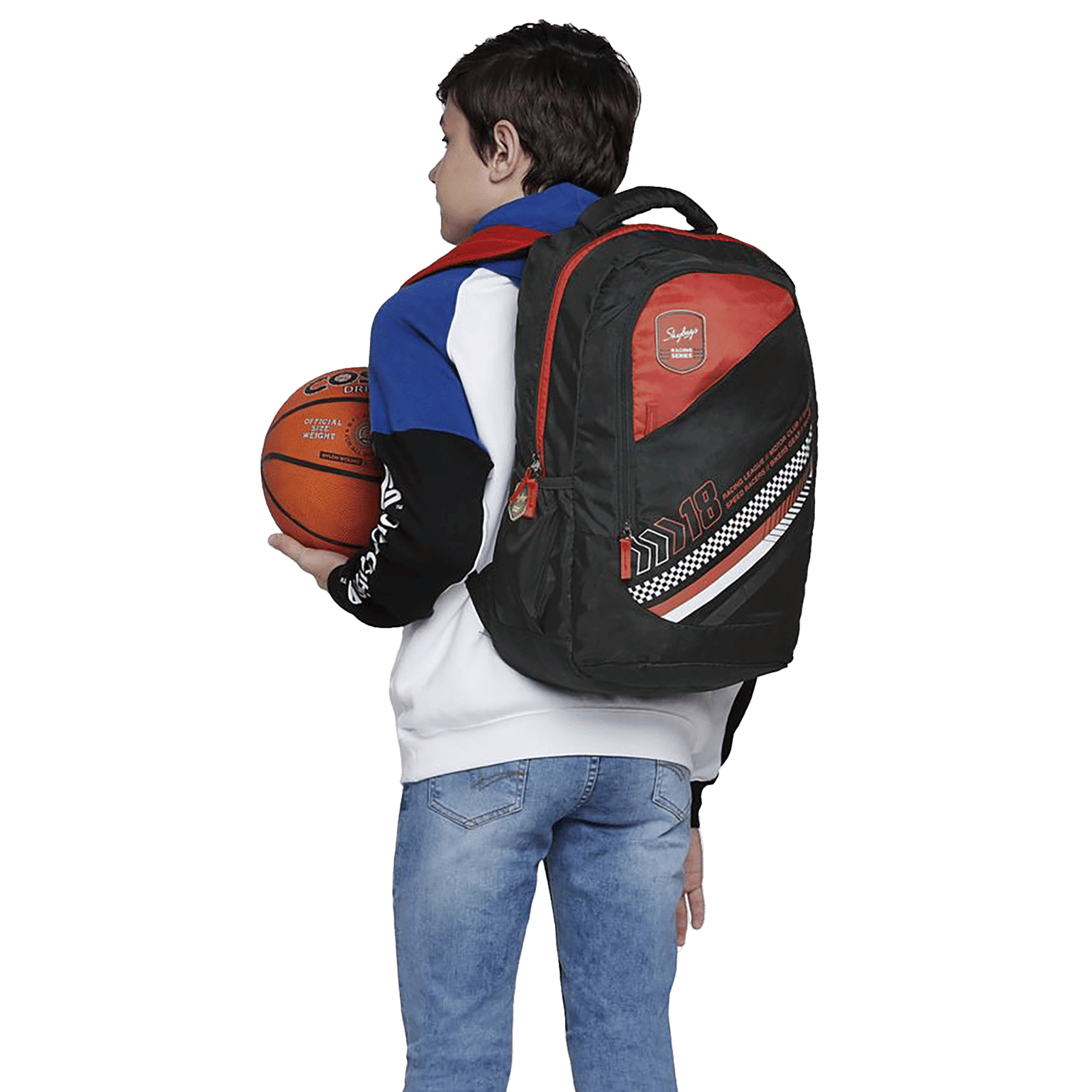 Skybags BFF 2 Polyester Laptop Backpack for 15.4 Inch Laptop (28 L, Water Resistant, Black)_9